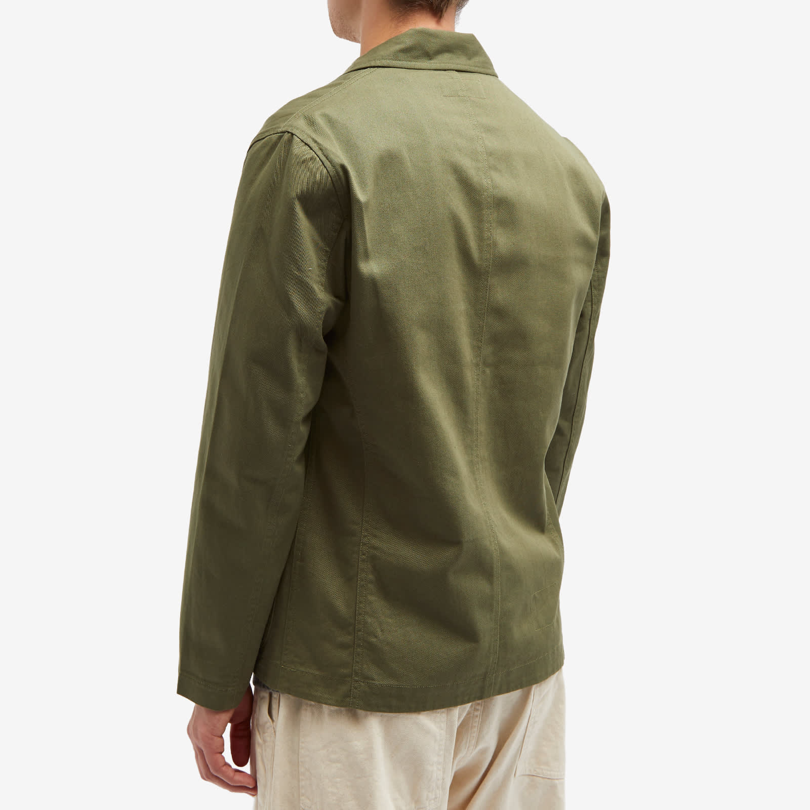 Universal Works Twill Bakers Jacket Light Olive END. (JP)