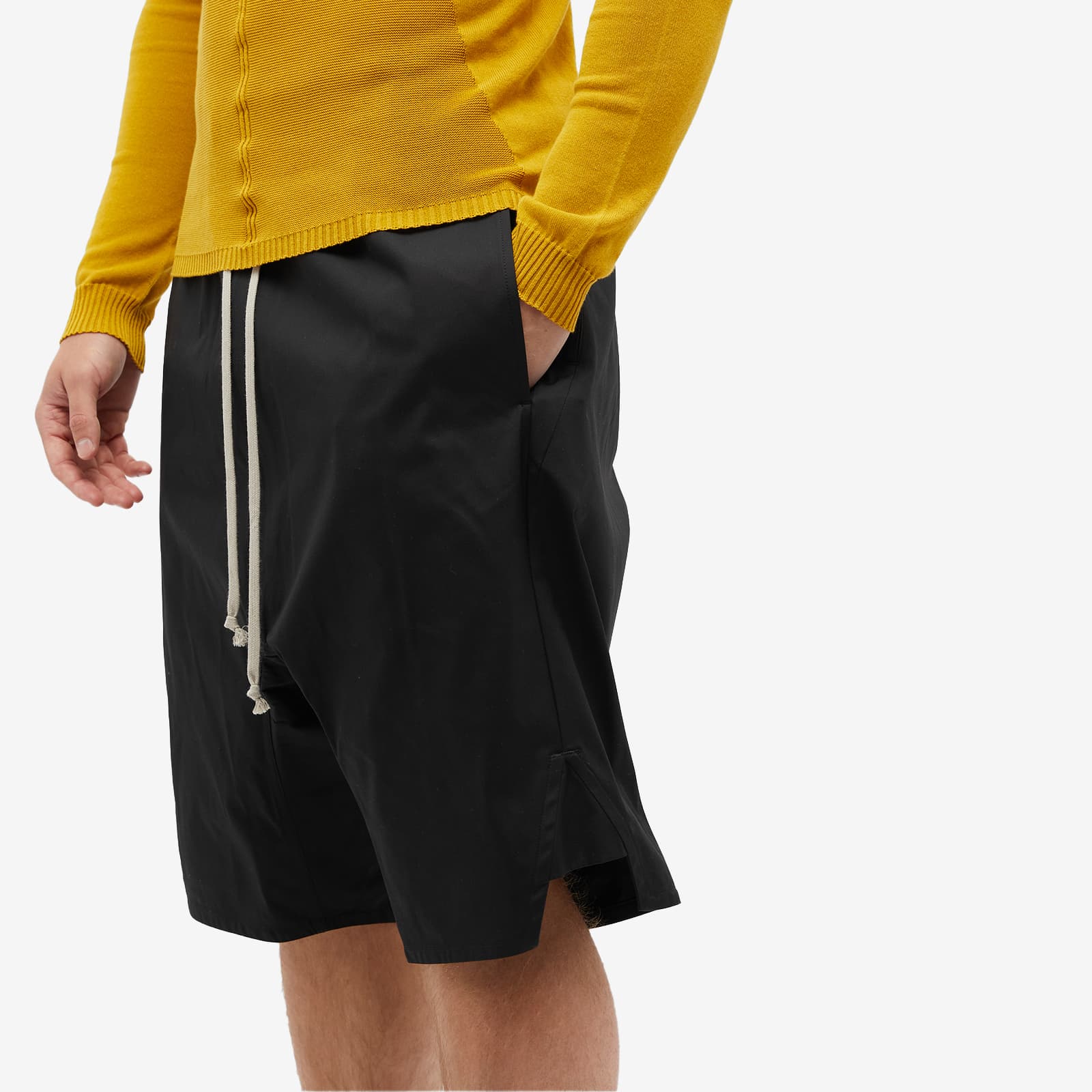 Rick Owens Basket Swingers Shorts Black END.