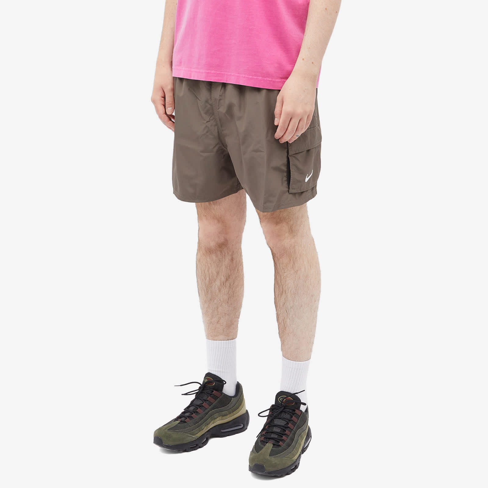 nike belted shorts