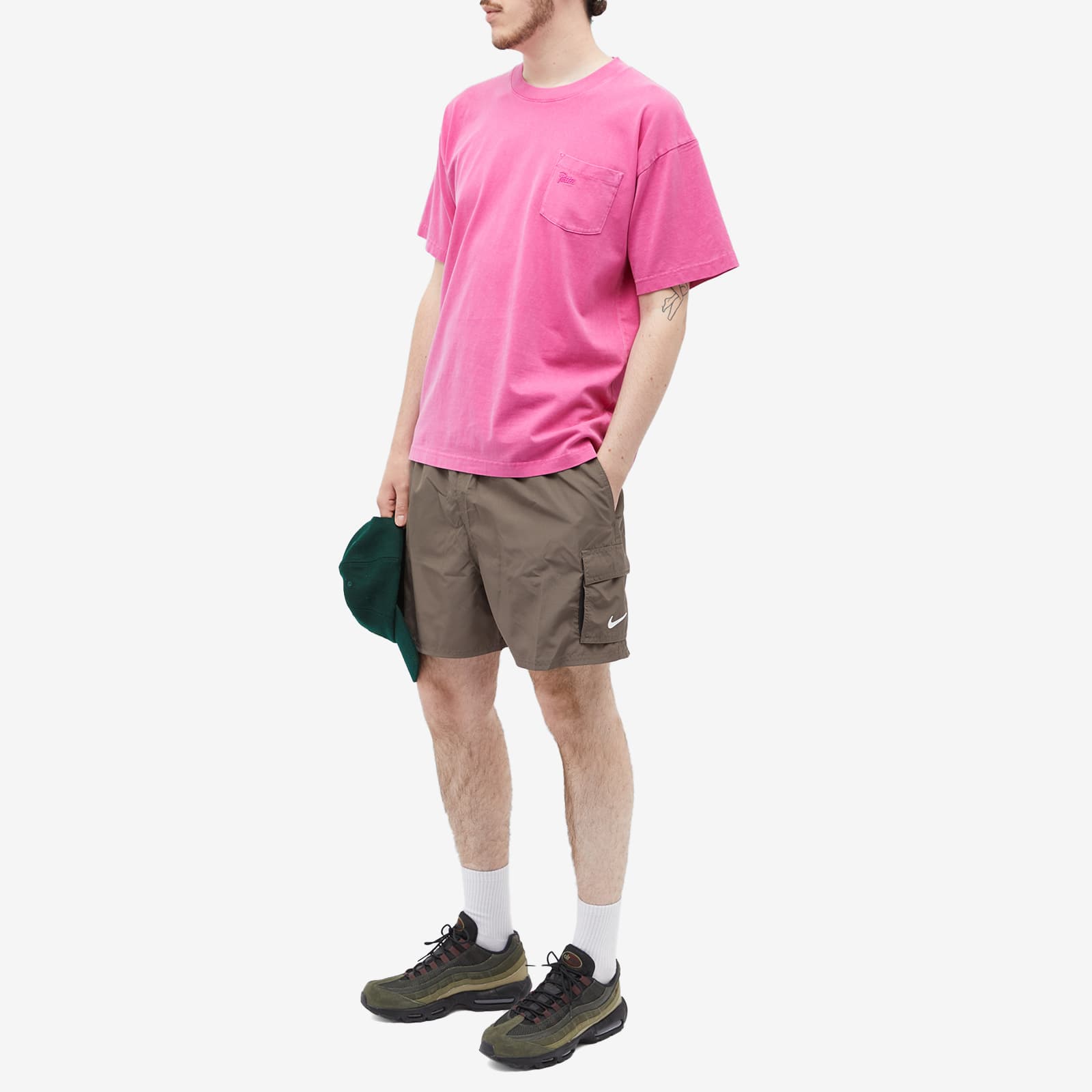 nike belted shorts