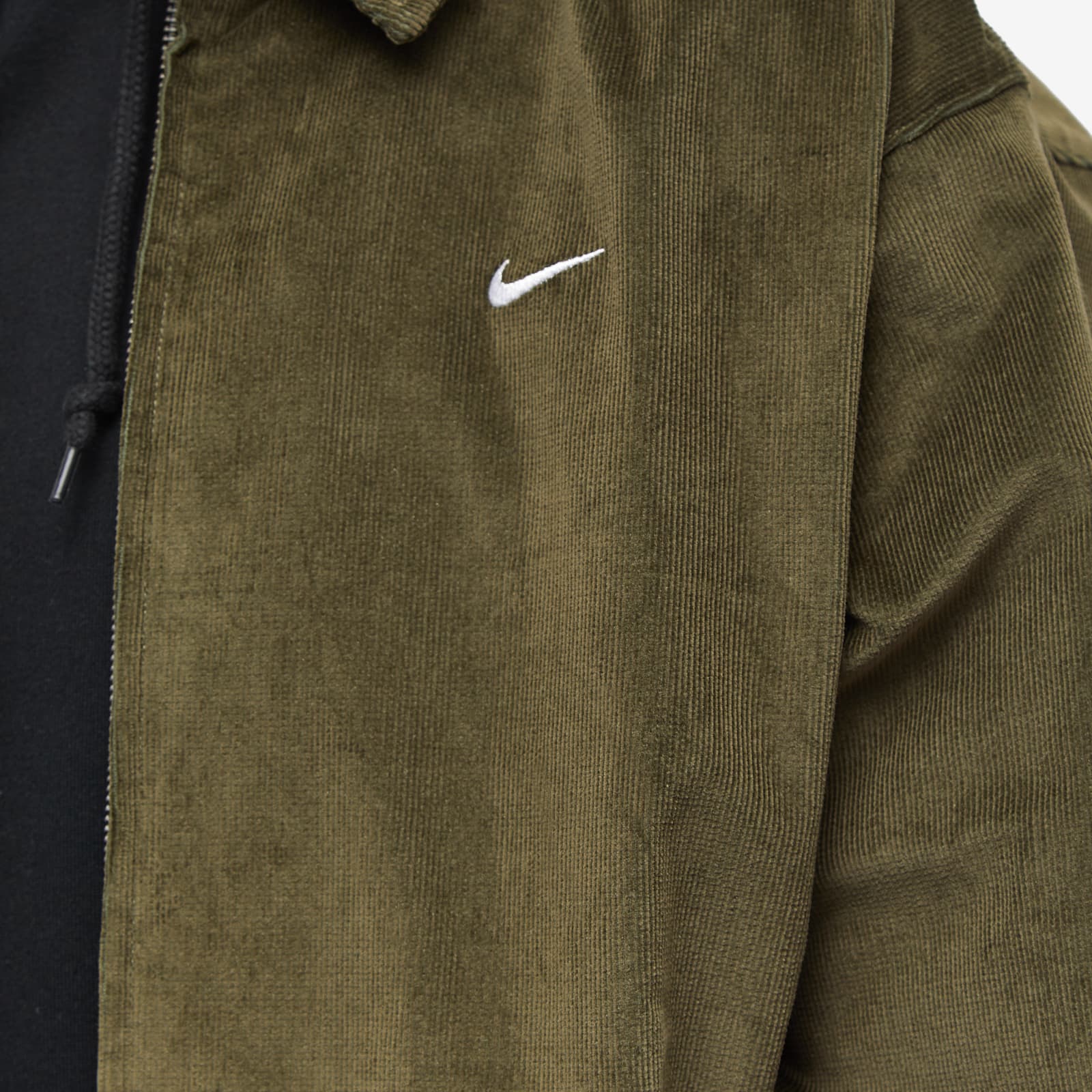Nike Life Cord Harrington Jacket Cargo Khaki & White END.