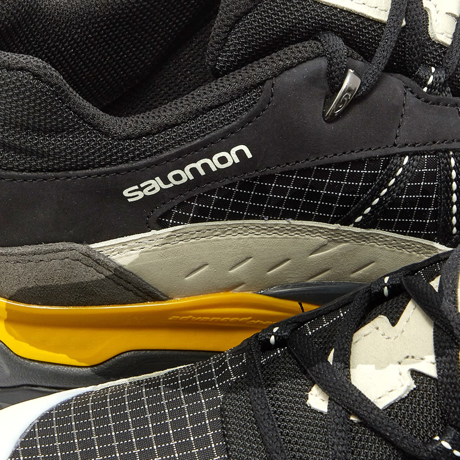 Salomon Shelter Low LTR Advance Black, Vanilla & Yellow | END. (GB)