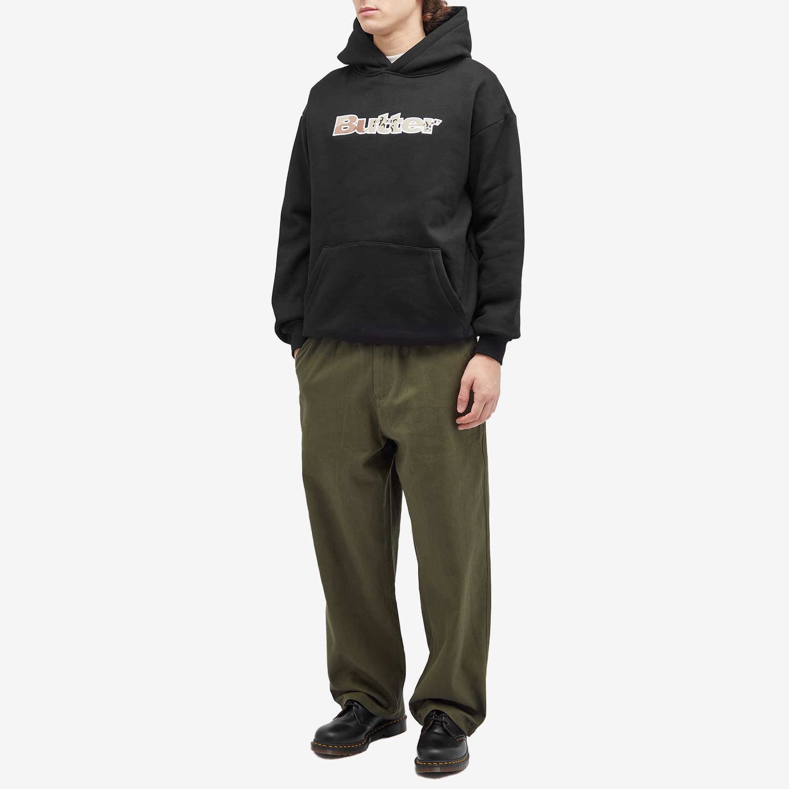 Butter Goods Logo Camo Applique Hoodie