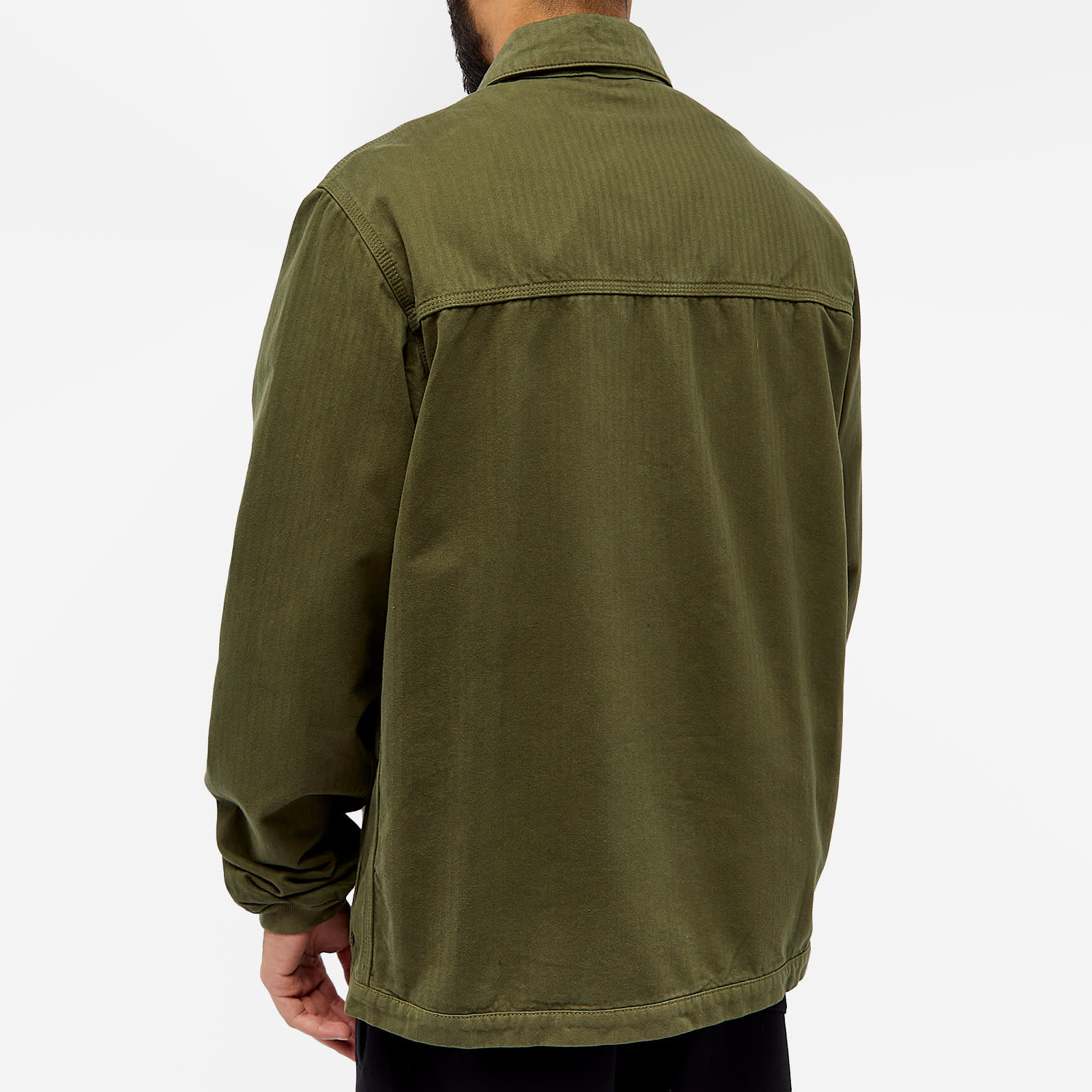 Stan Ray Lined Pork Chop Jacket Olive Herringbone END. (US)