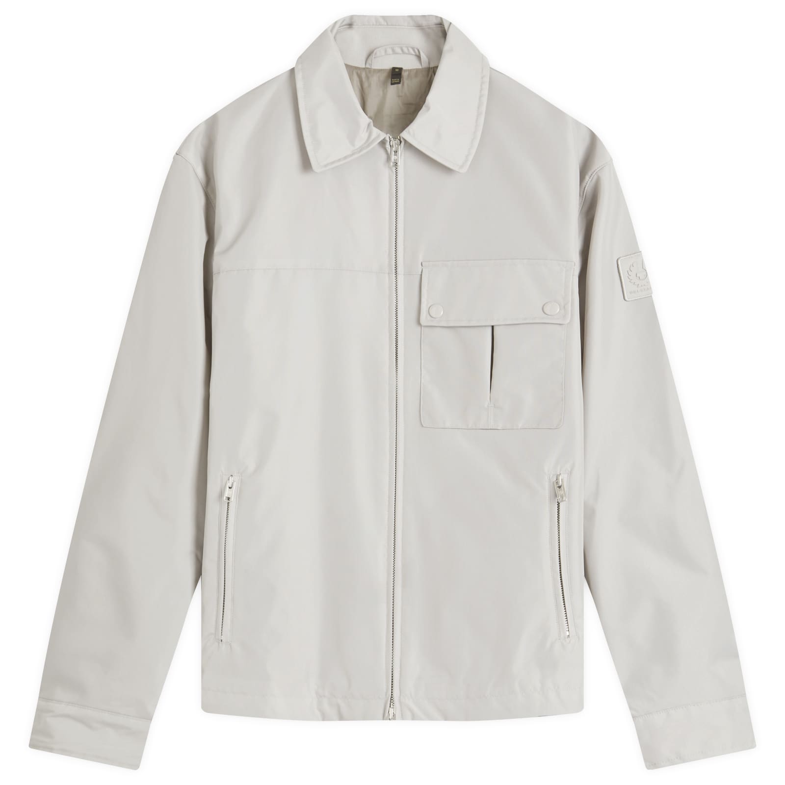 Belstaff Drill Nylon Overshirt - Grey Melange