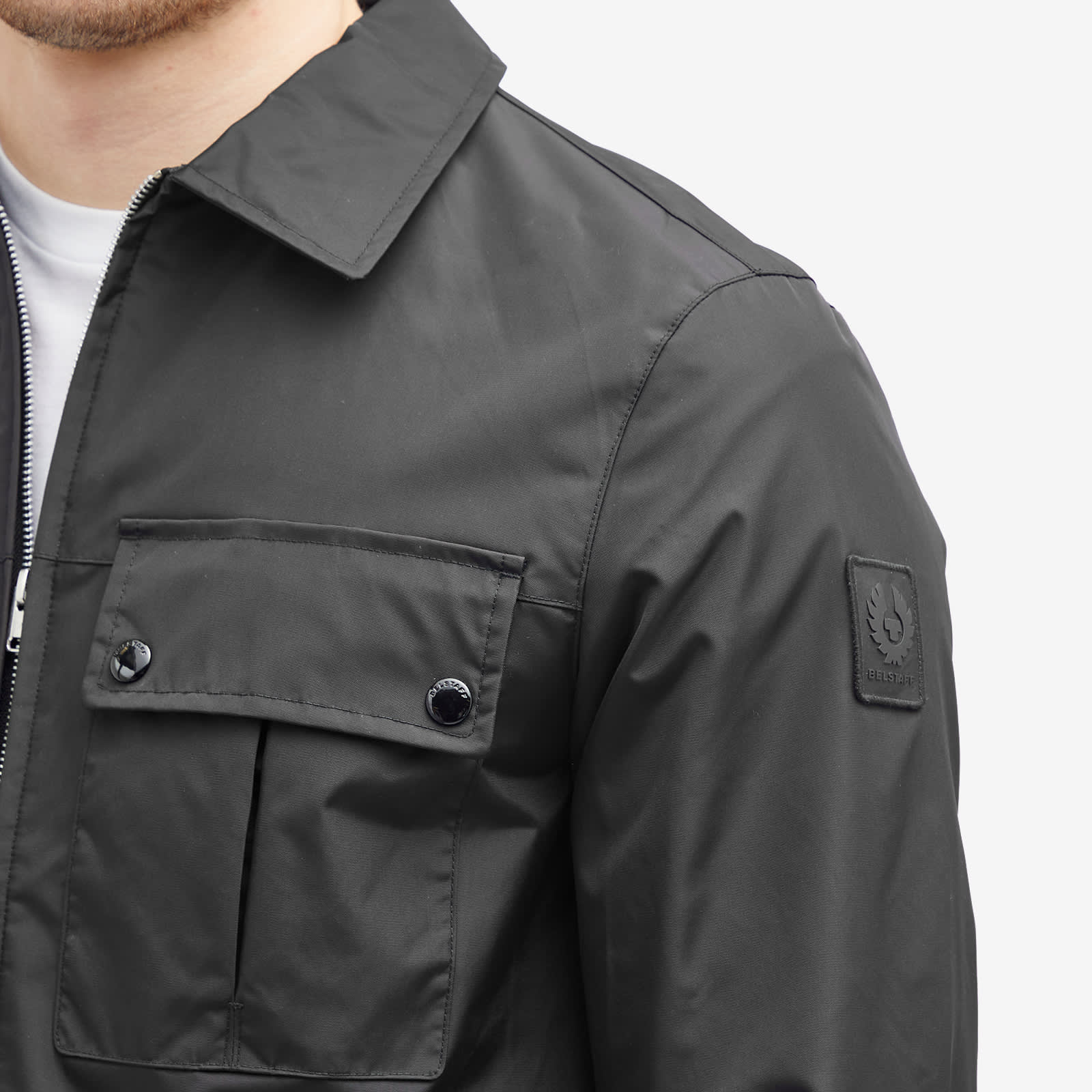 Belstaff Drill Overshirt - Black
