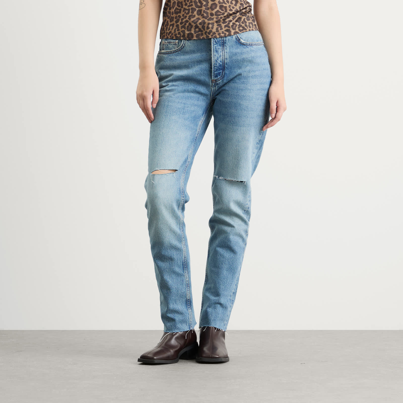 Anine Bing Bruno Destructed Jeans