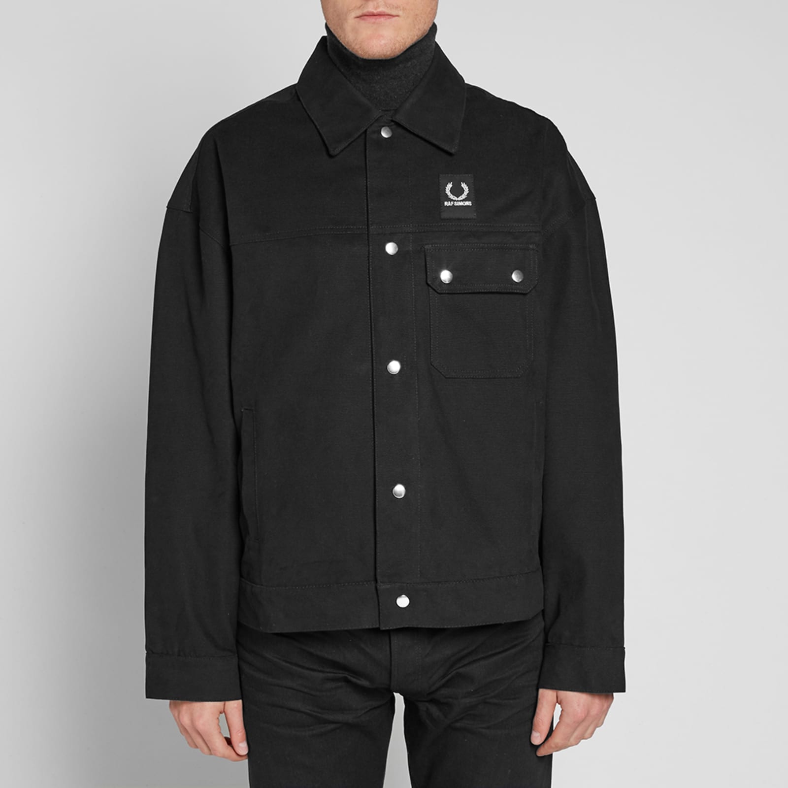 Fred perry raf simons oversized jacket clearance