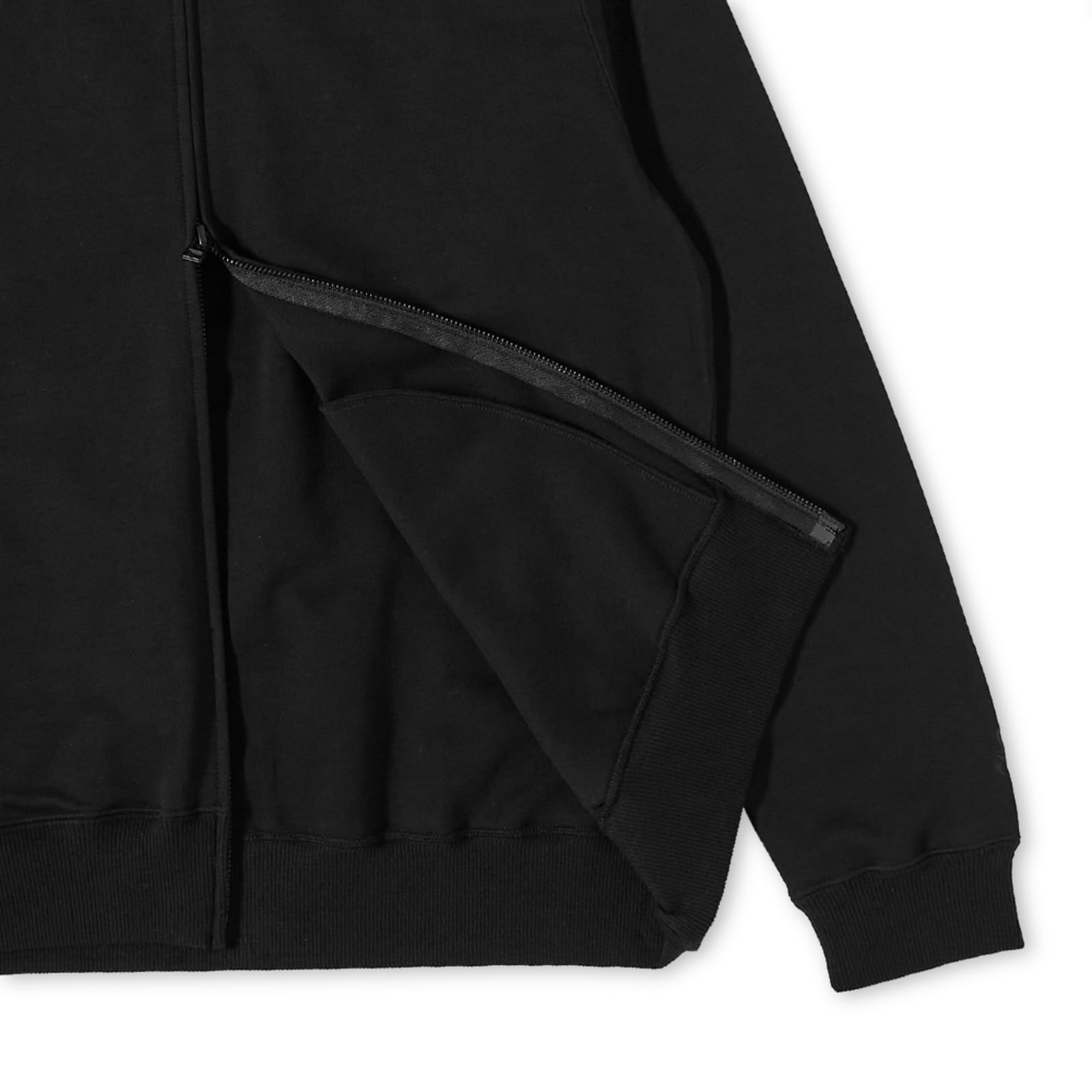 Tech Knit Gaiter Neck Hoodie Black END.