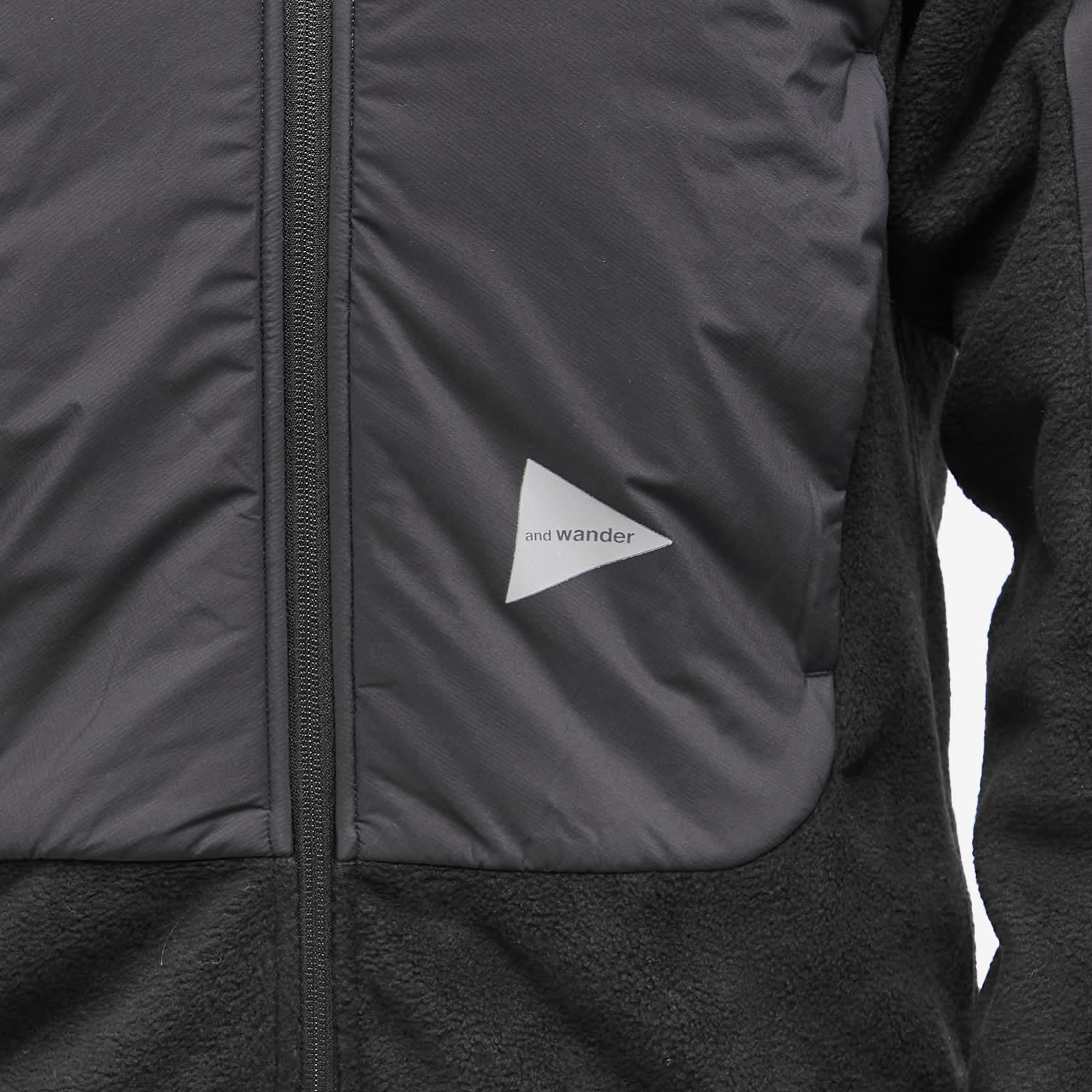and wander Top Fleece Jacket Black END. (US)