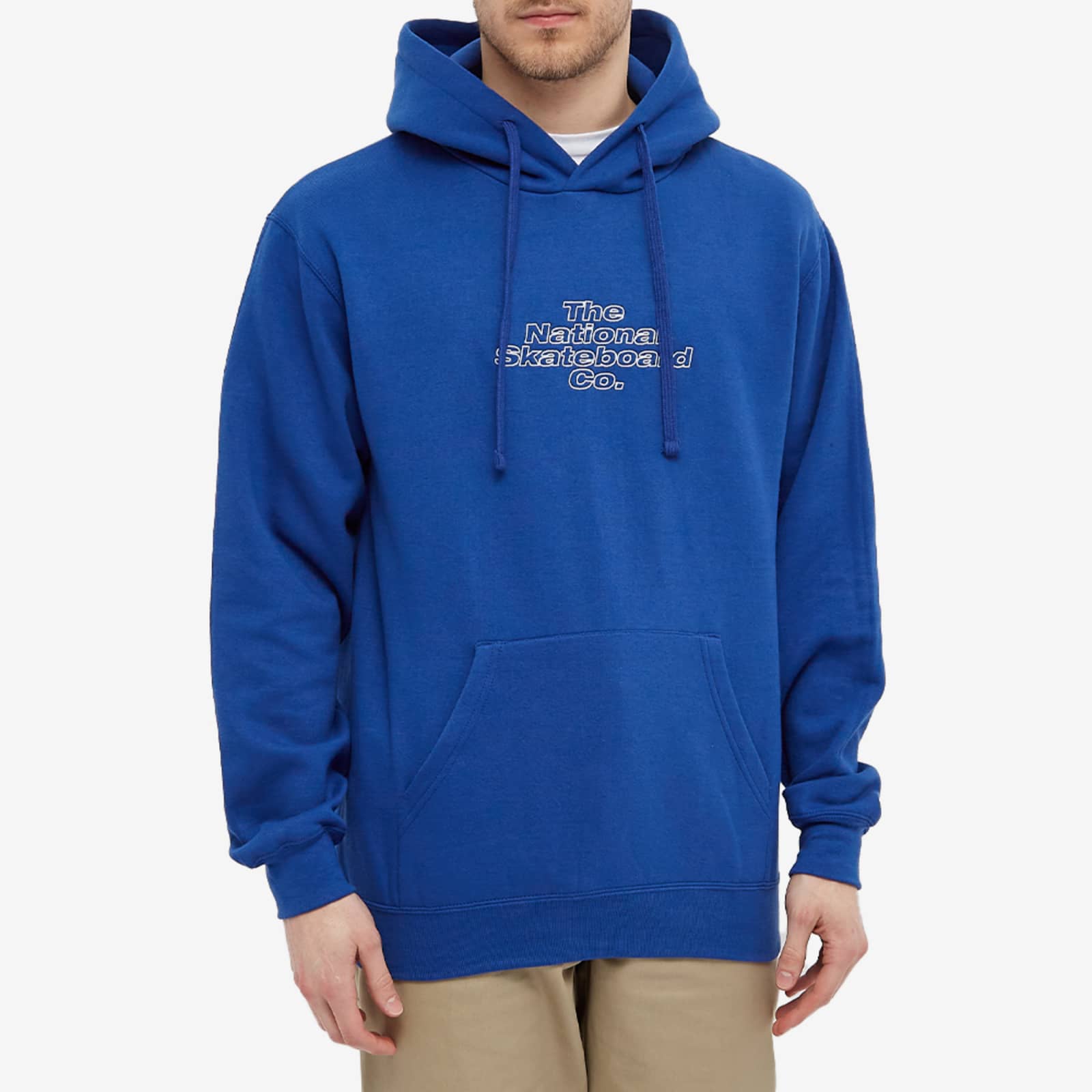 The National Skateboard Co. Embroidered Hoodie Blue END.