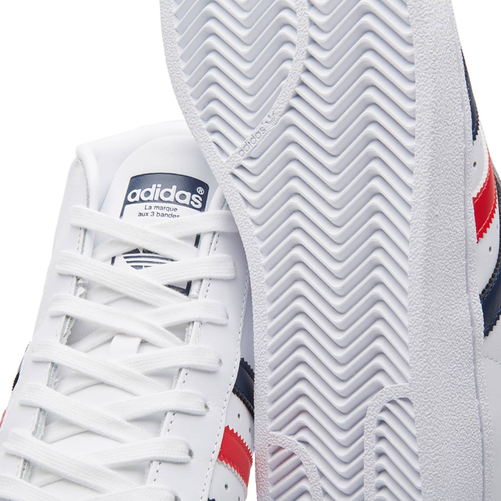 Adidas Pro Model - White, Navy & Red