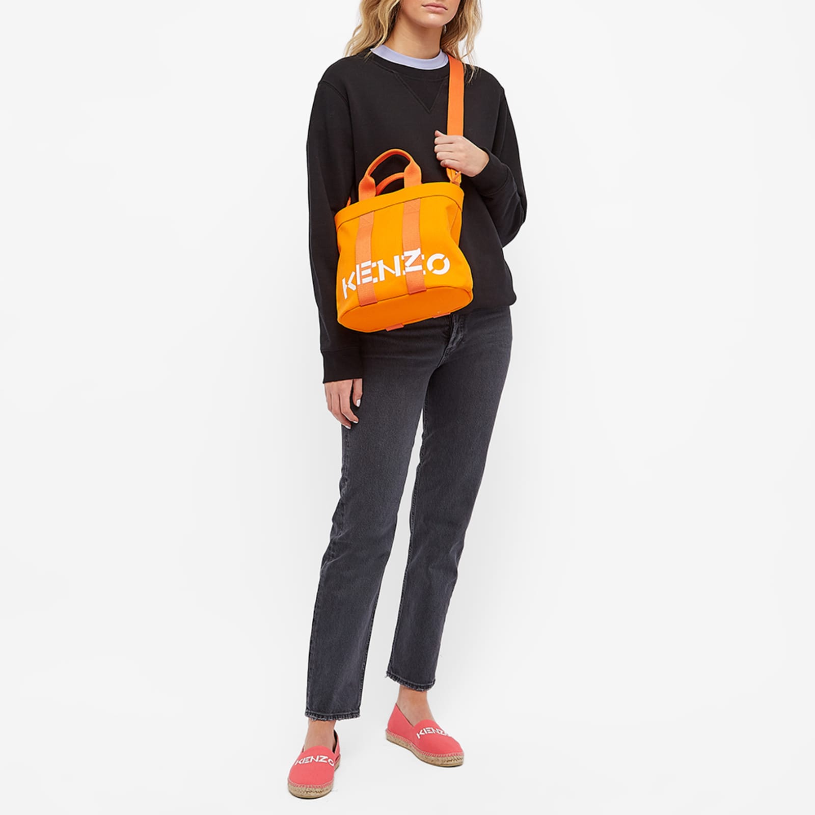 Kenzo Small Logo Tote Bag Orange END. (US)