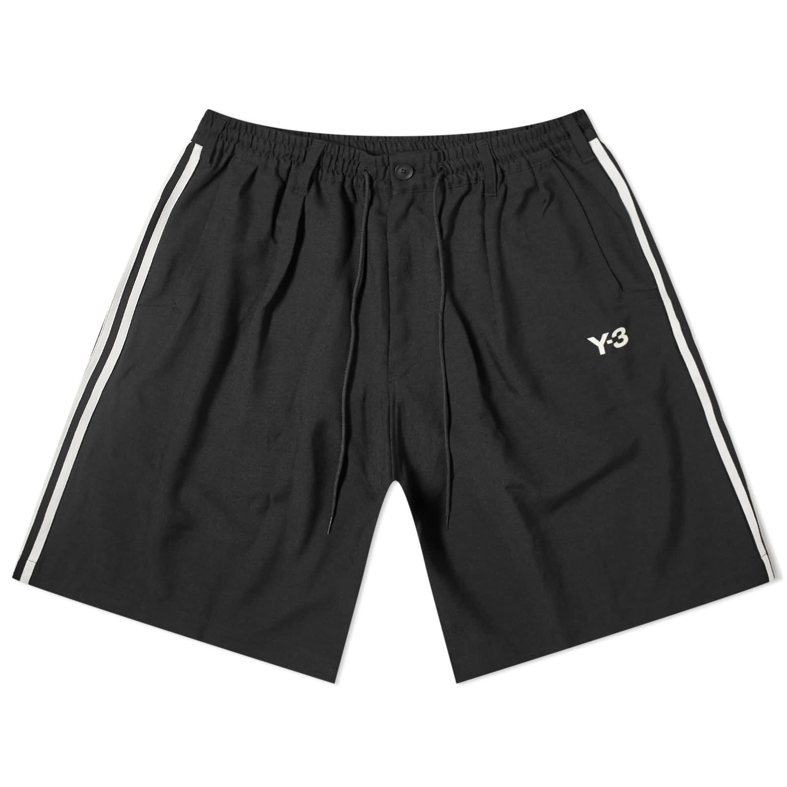 Y-3 x Real Madrid 3-Stripe Shorts - Black