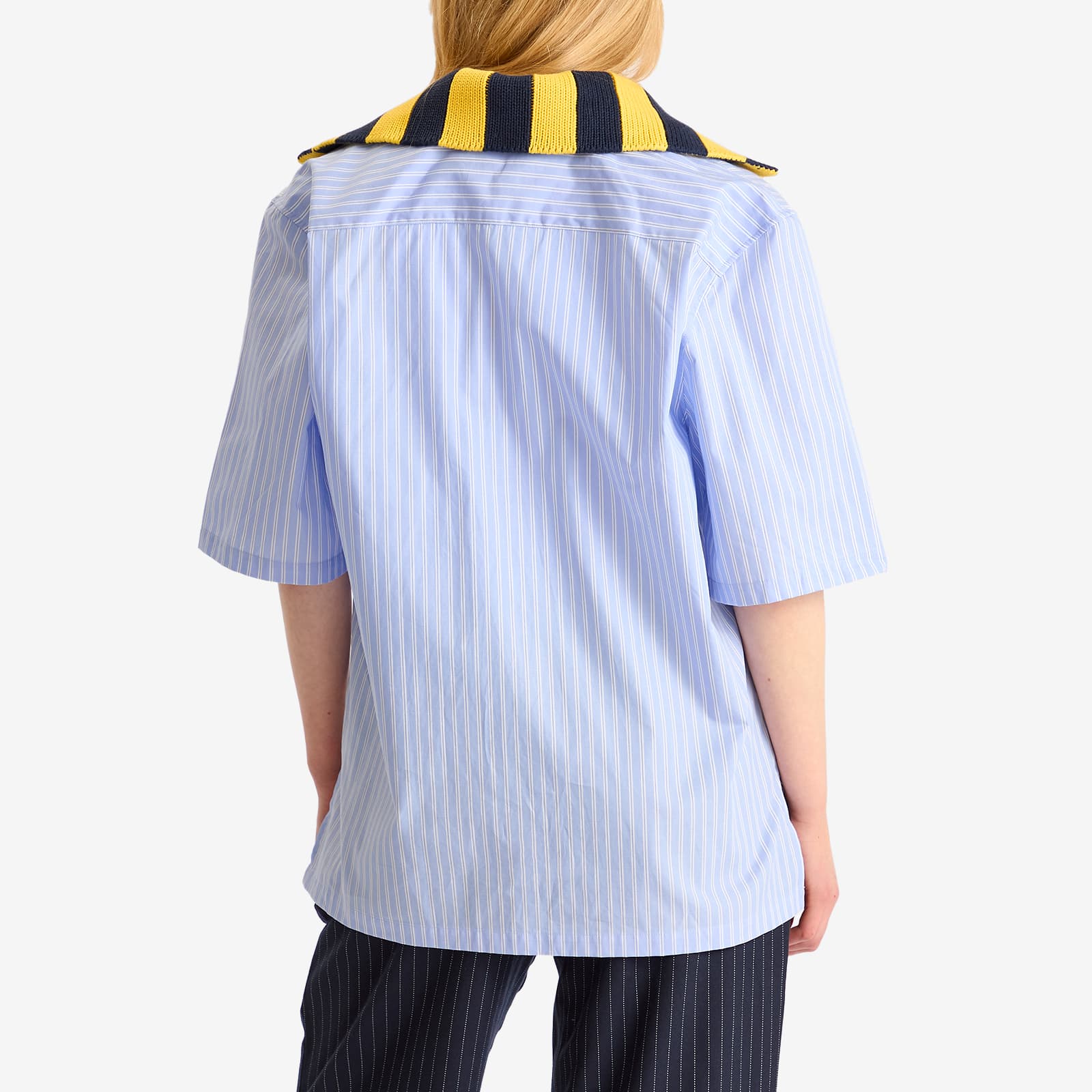 Charles Jeffrey Loverboy Hawaiian Shirt With Knit Collar