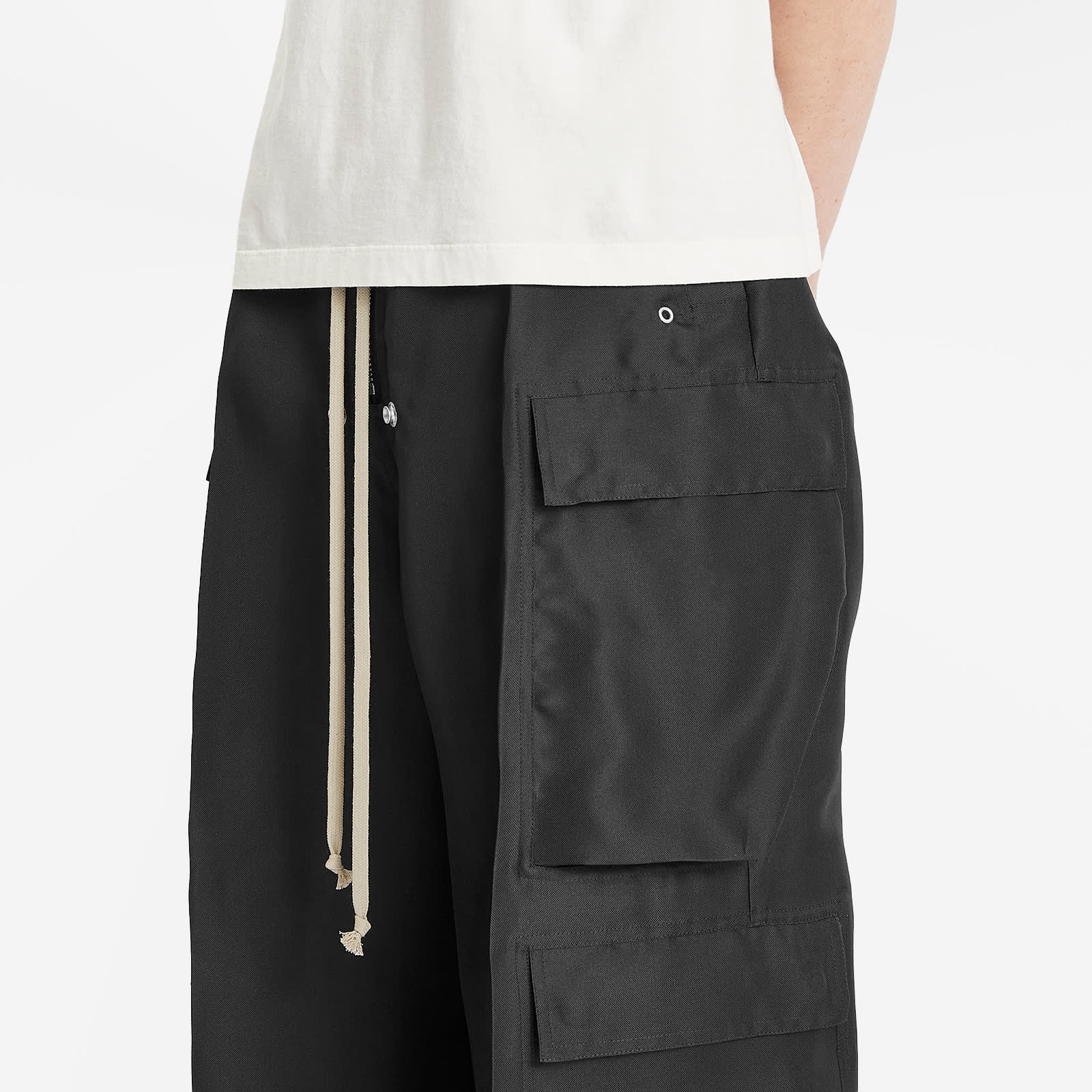 Rick Owens Silk Gazar Cargobelas