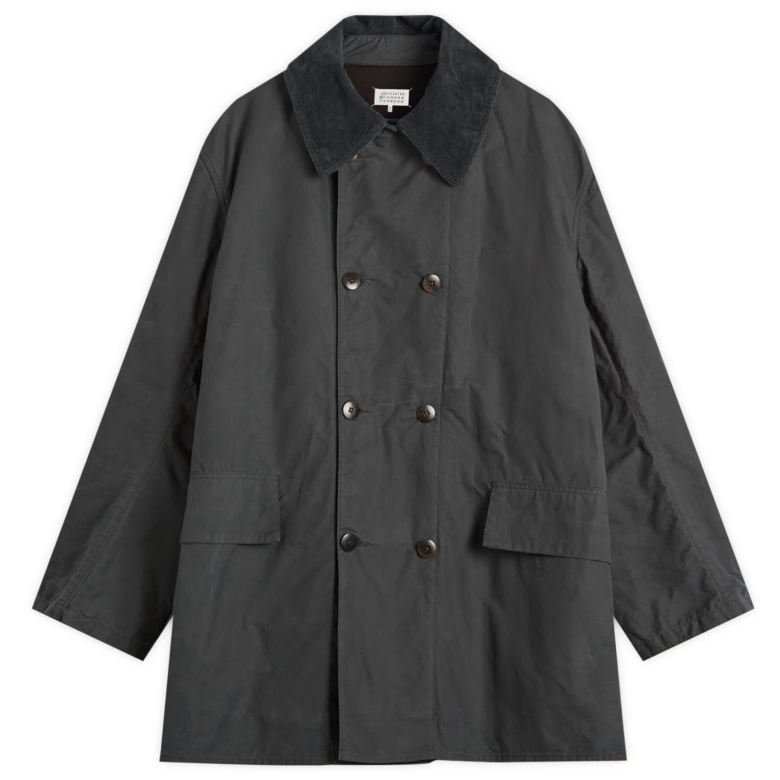 Maison Margiela Cotton Car Coat - Charcoal