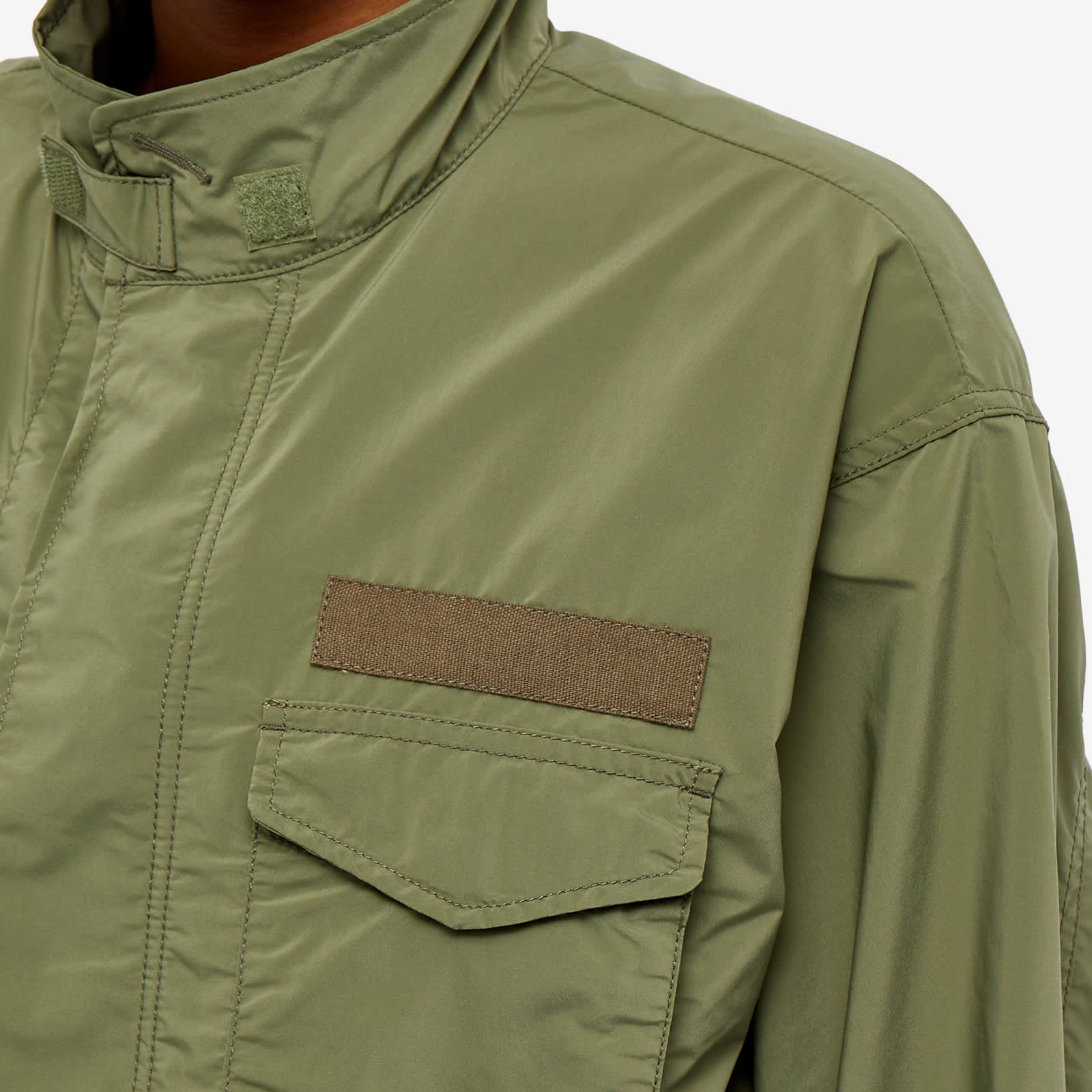 Beams Boy Parka Jacket Olive END.