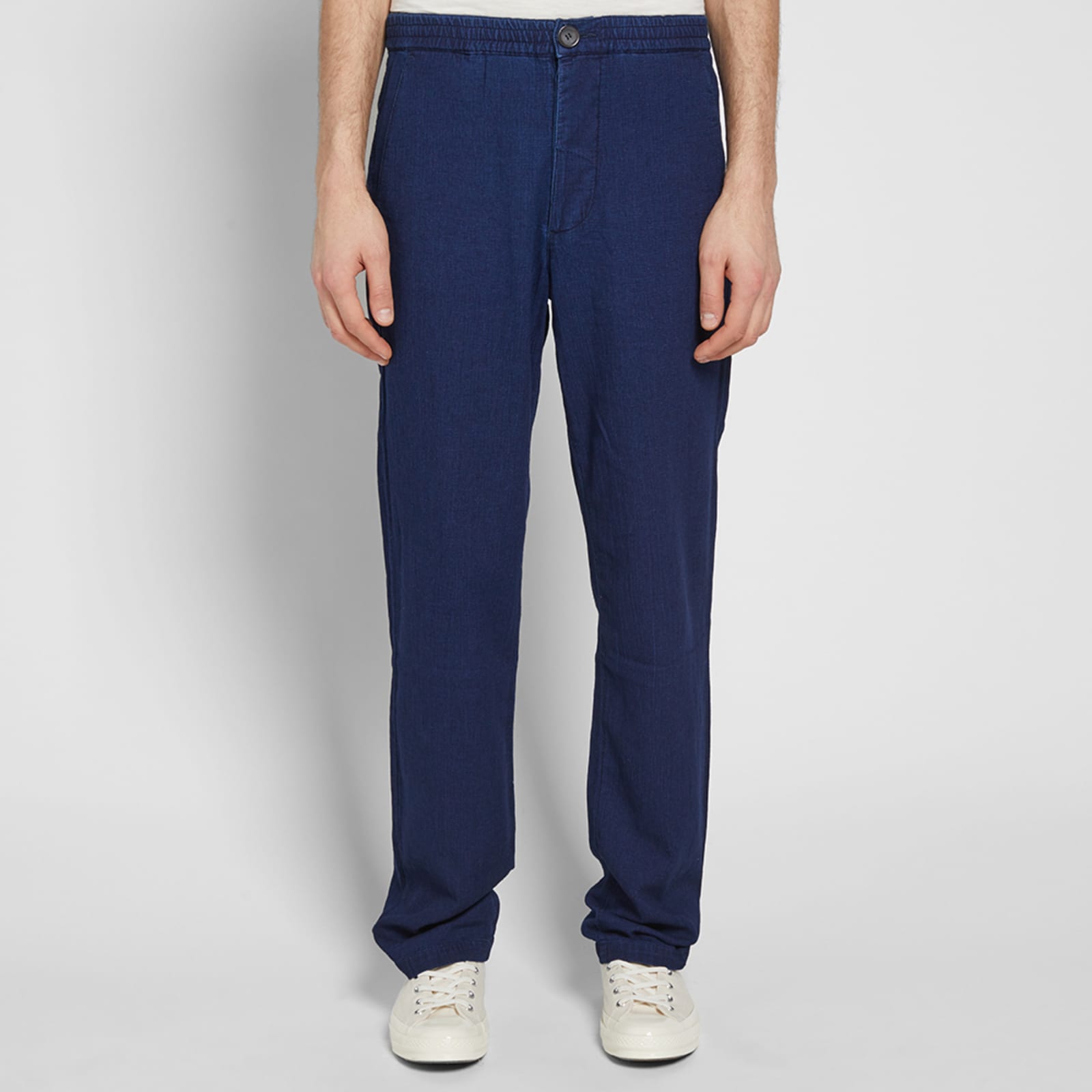 Oliver Spencer Drawstring Trouser - Rinse Indigo