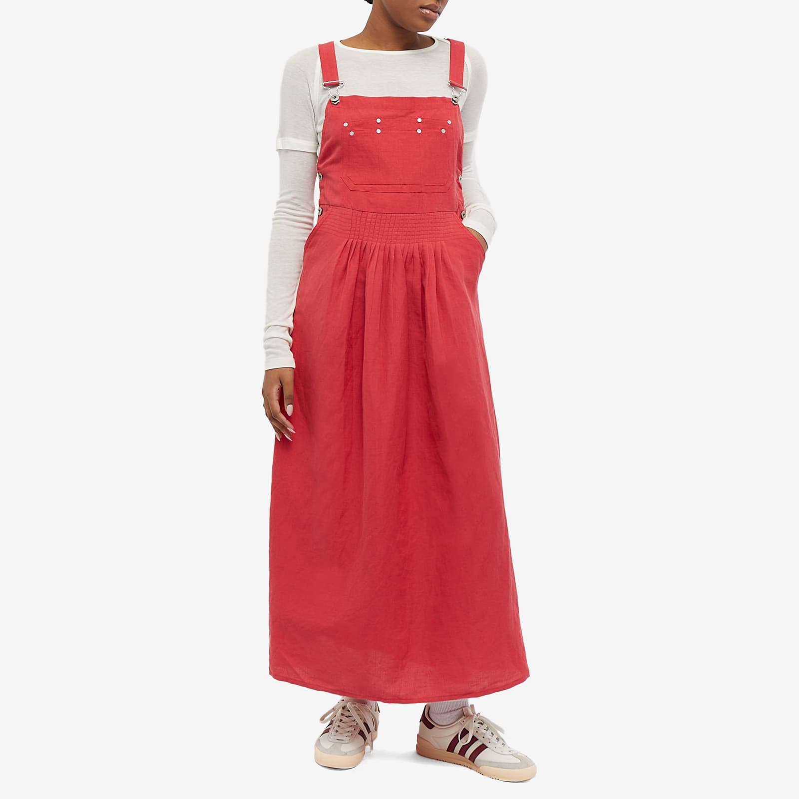 Gimaguas Dungaree Dress Red Red END. (US)