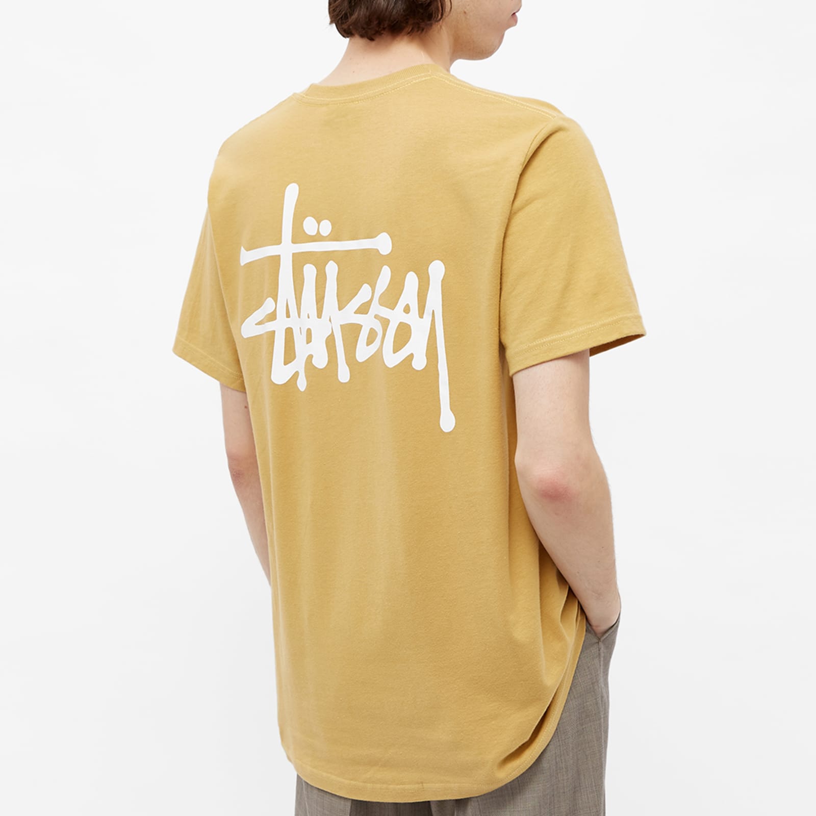 Stussy Basic Stussy T-Shirt Khaki | END. (US)
