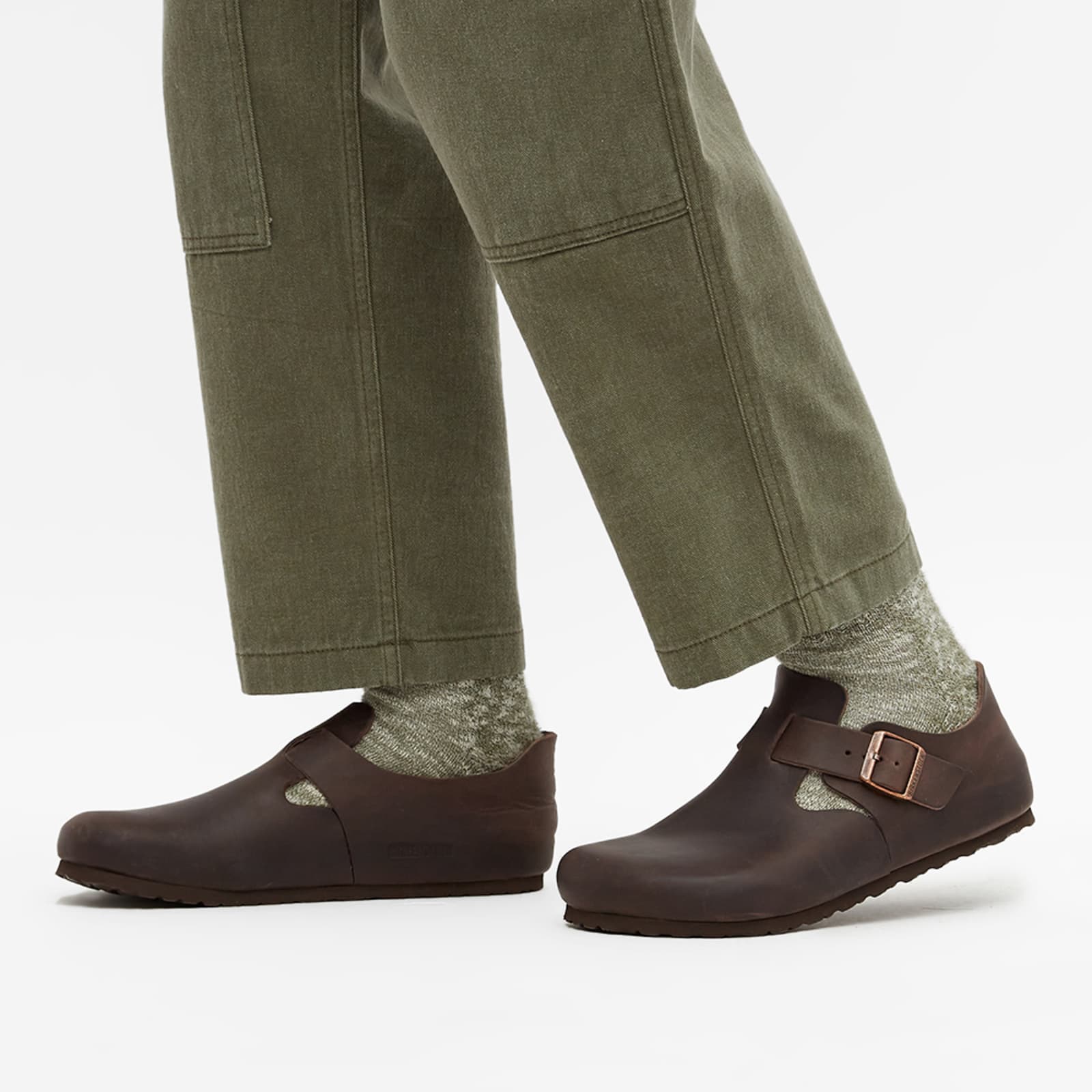 Birkenstock London Leather Birkenstock London Regular Oiled 