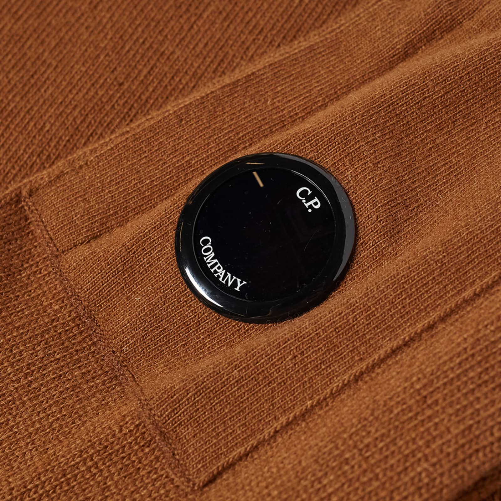 CP Company Arm Lens Roll Neck Knit Bronze Brown END. (GB)