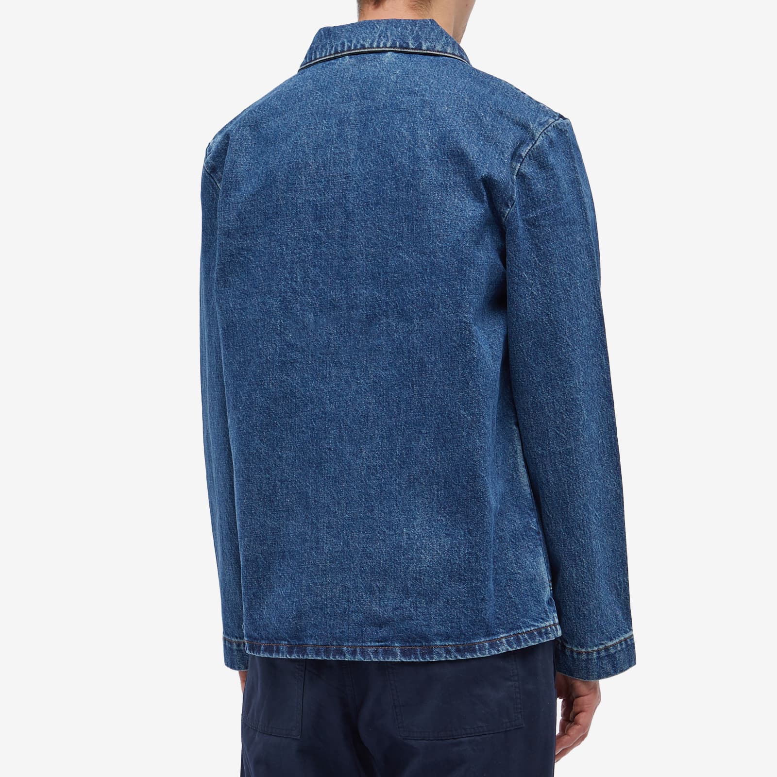 A.P.C. Kerlouan Denim Chore Jacket Washed Indigo END.