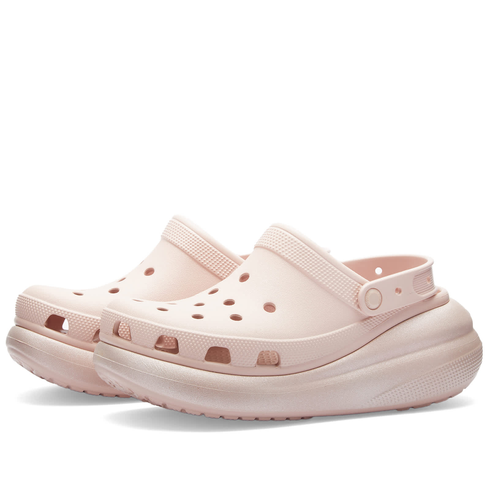 Crocs Classic Crush Shimmer Clog - Pink Clay