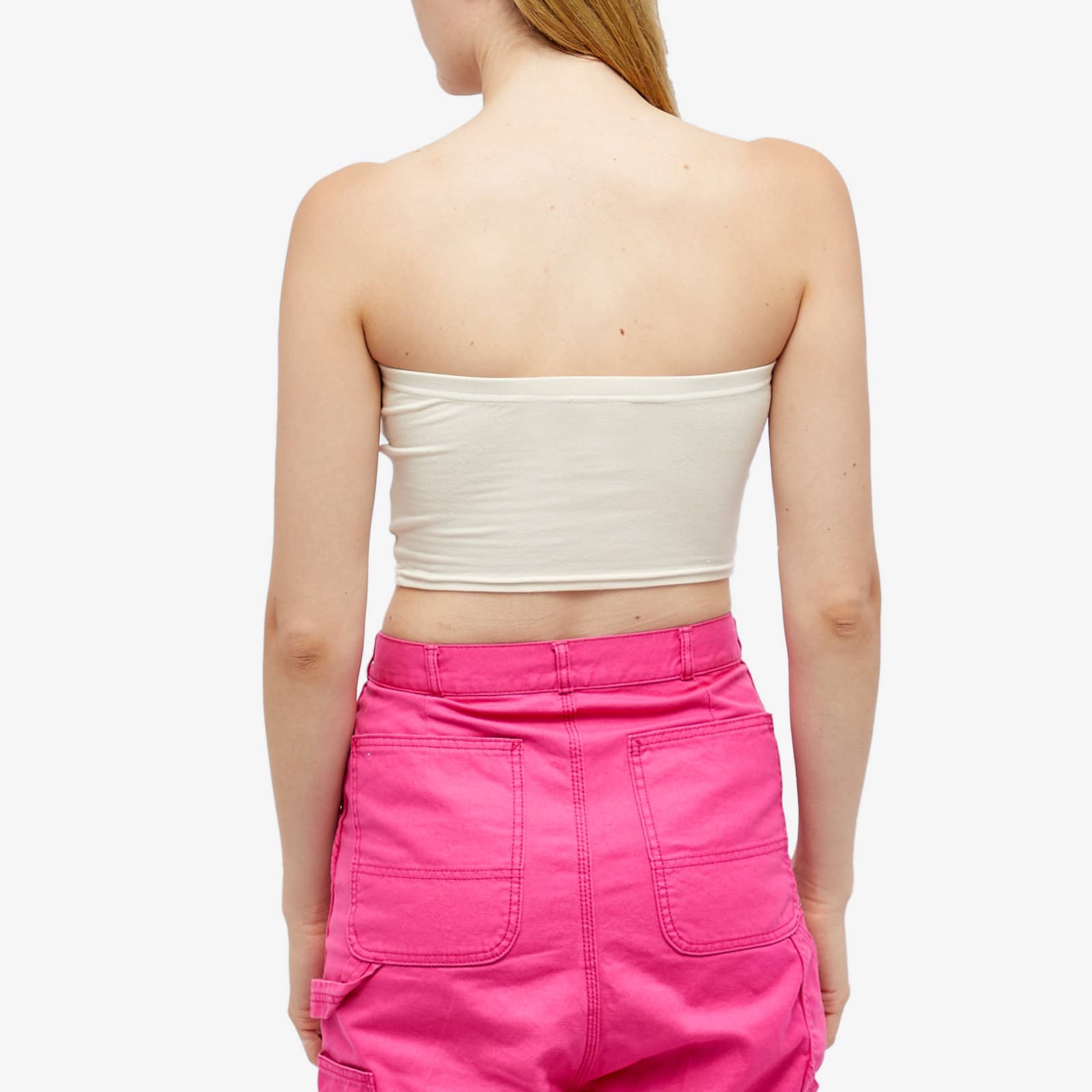 Obey Printed Bandeau Tube Top Unbleached Multi END. (KR)