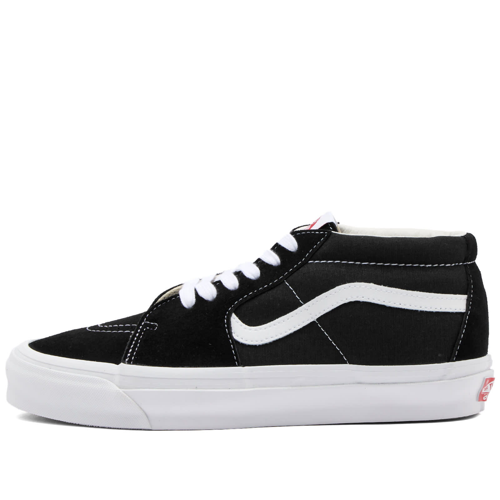 Vans UA OG SK8-Mid LX - Suede & Canvas Black & White