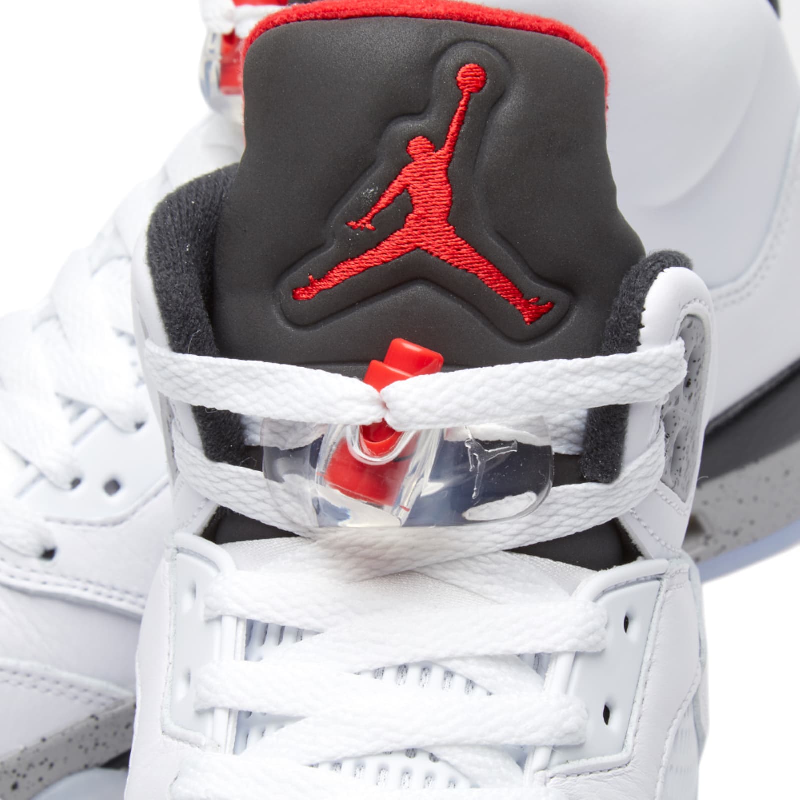 jordan 5 retro red and white