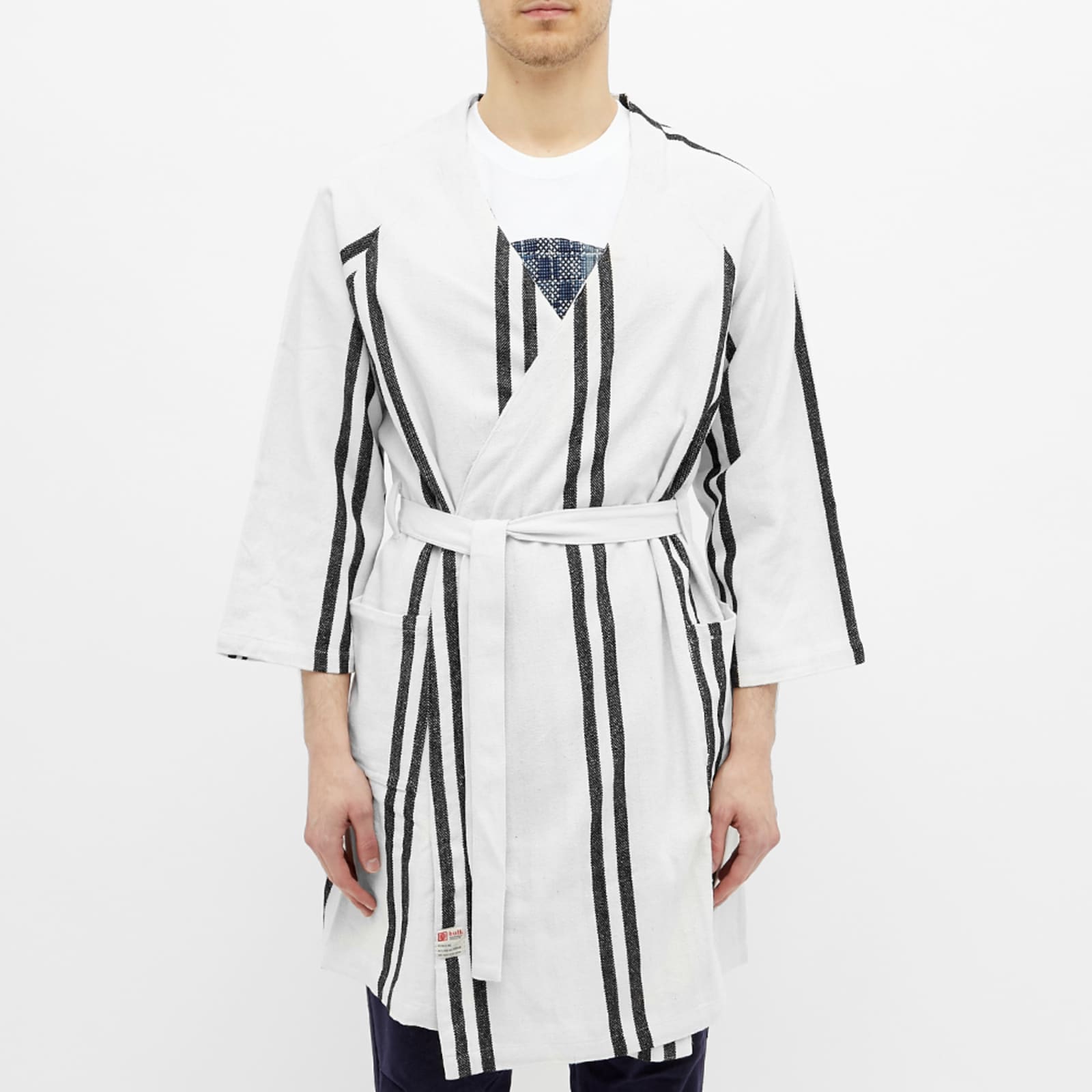 Puebco Bath Robe Narrow Stripe END. (KR)