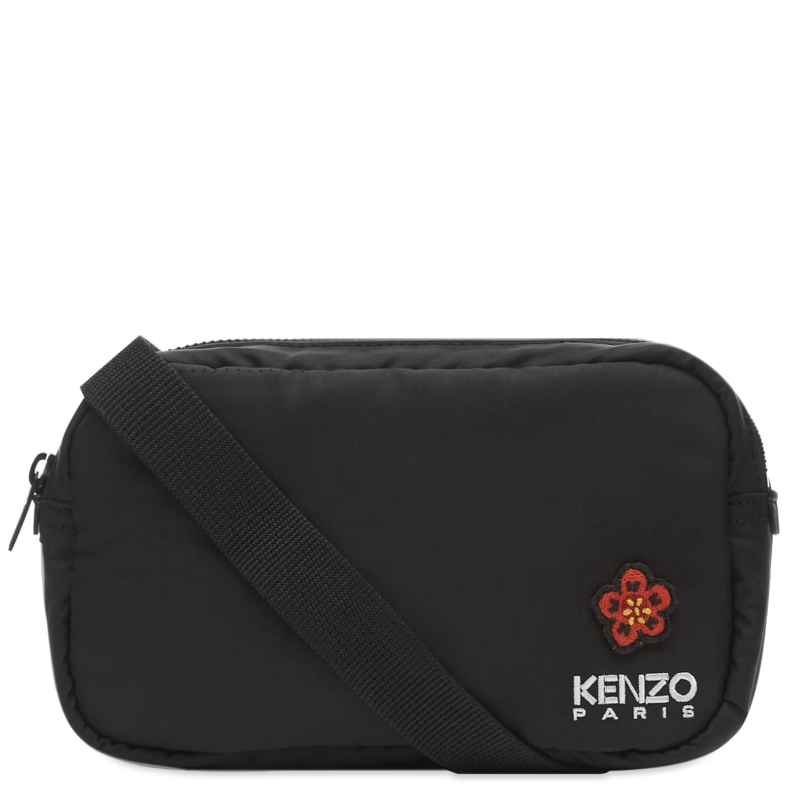Kenzo Nylon Cross Body Bag Black END.