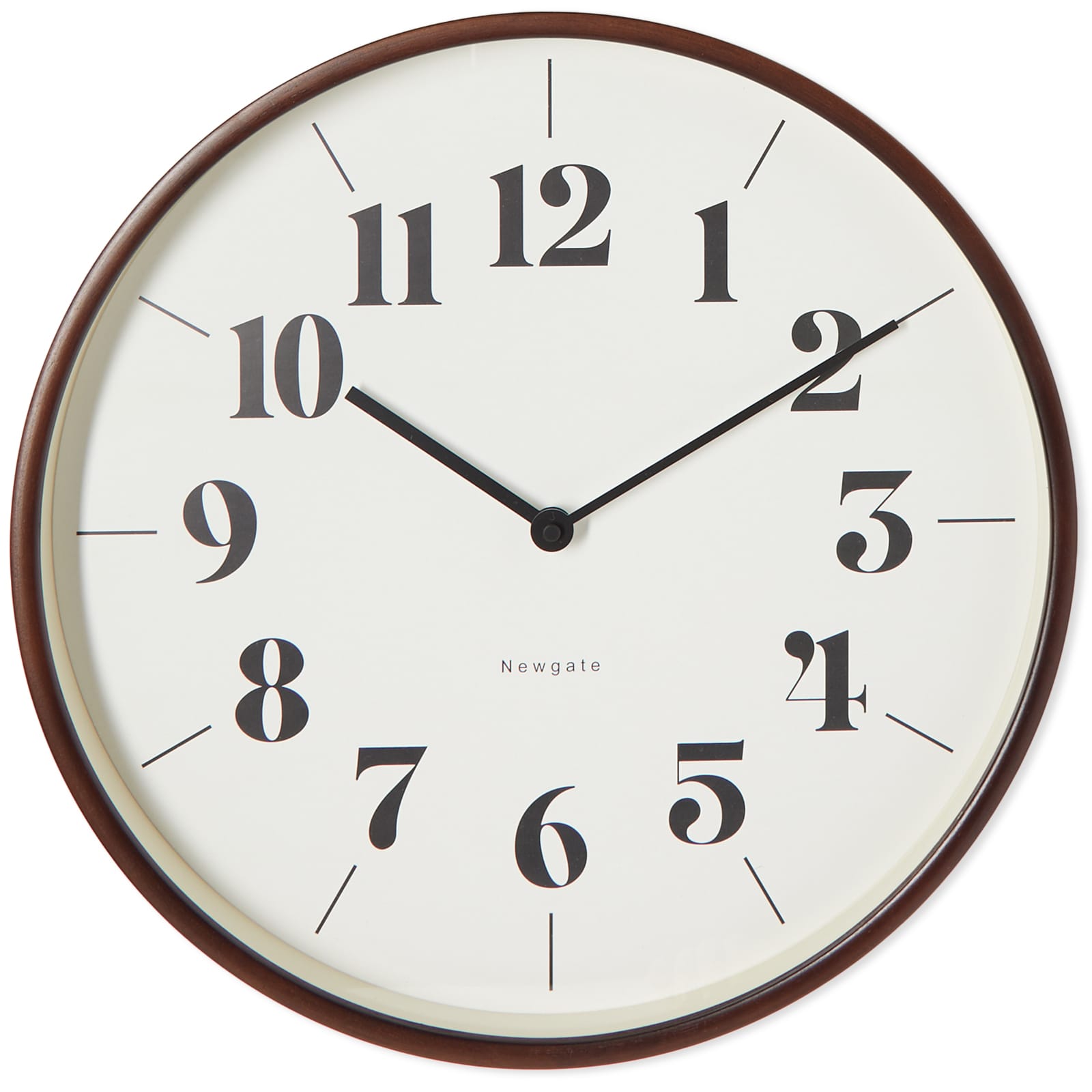 Newgate Clocks Hopscotch Wall Clock Dark Plywood END. (KR)