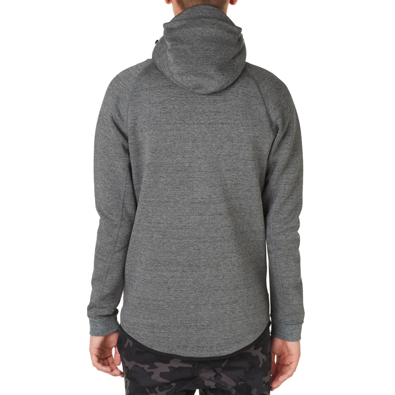 Nike Tech Fleece Hero Hoody Tumbled Grey & Volt END. (Europe)