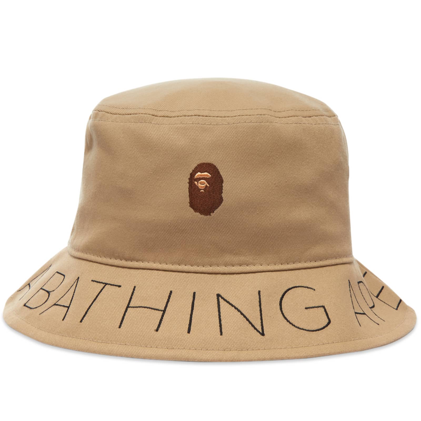 A Bathing Ape Twill Bucket Hat Beige END. (UK)