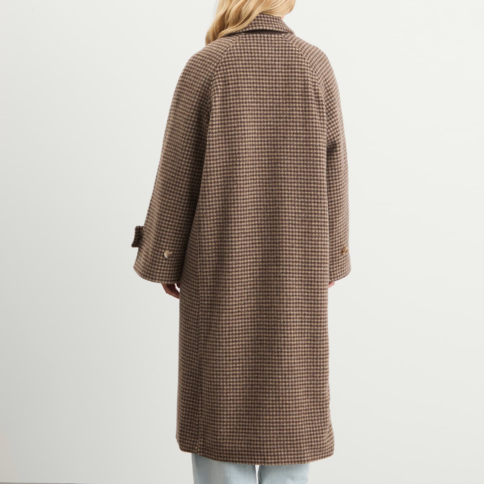 Samsøe Samsøe Alma Check Wool Coat