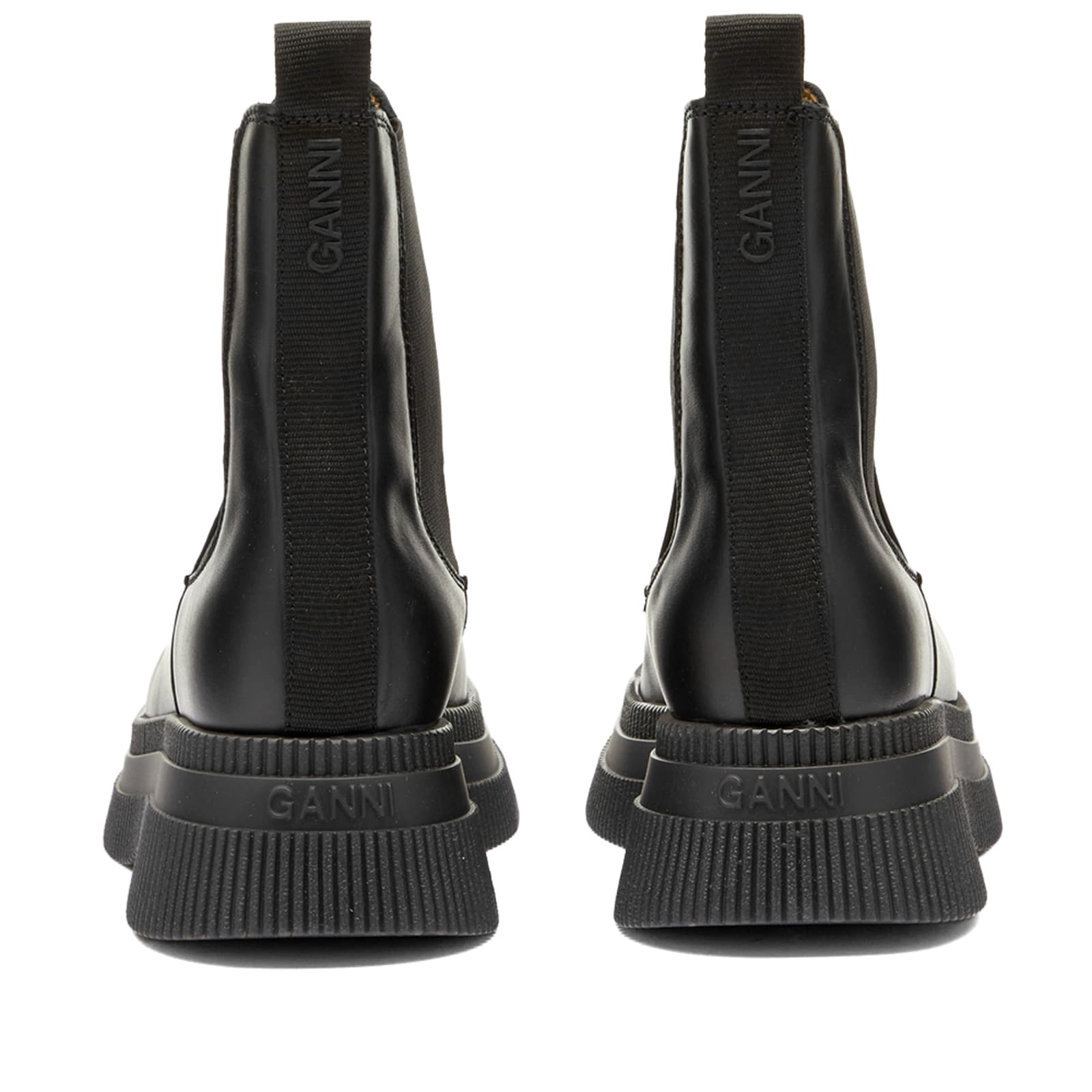GANNI Creeper Chelsea Boot Black END.