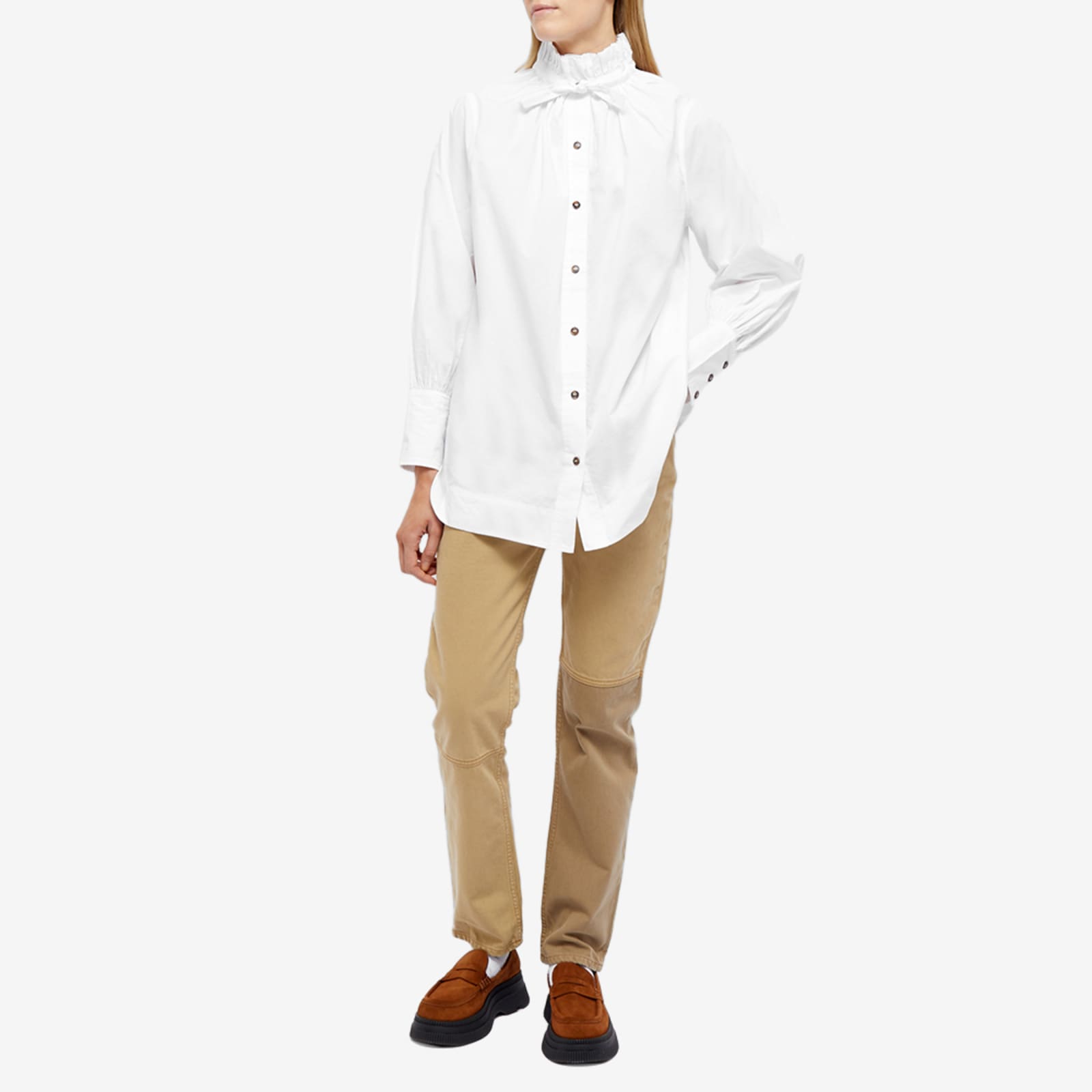 string tie shirt