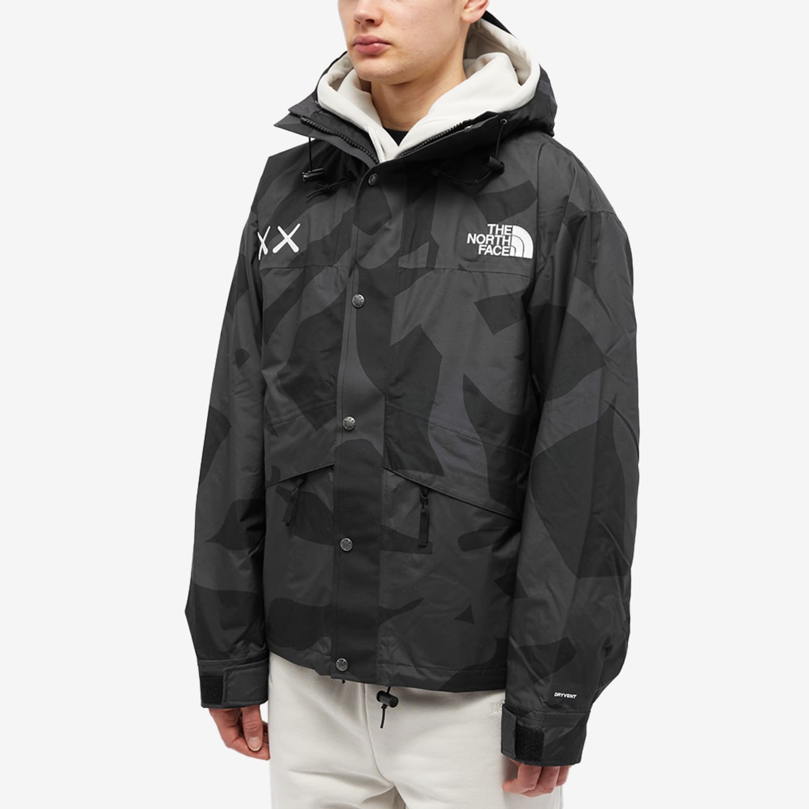 The North Face x KAWS Retro 1986 Mountain Jacket Black END.