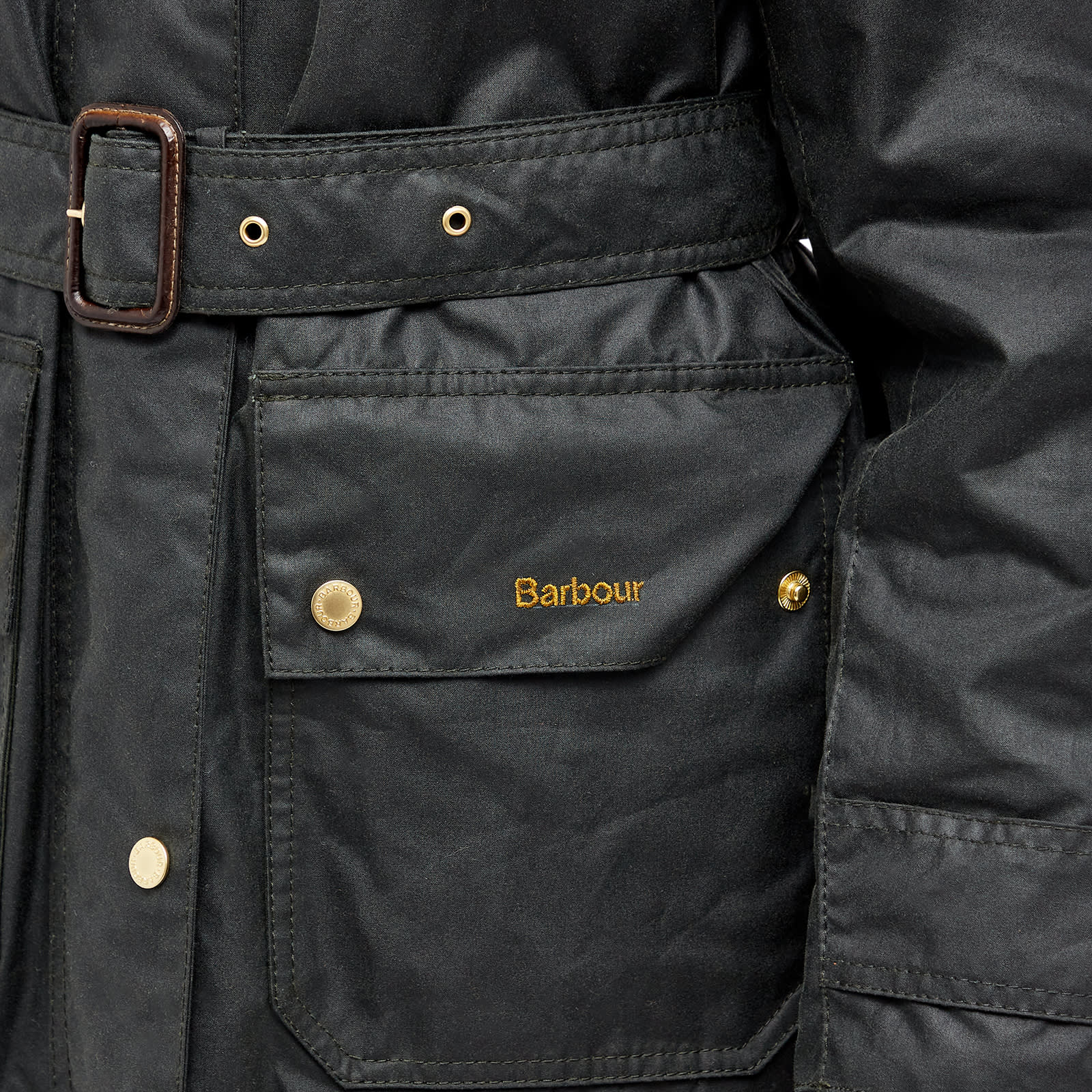 Barbour Fellbeck Longline Wax Coat Sage & Ancient END. (GB)