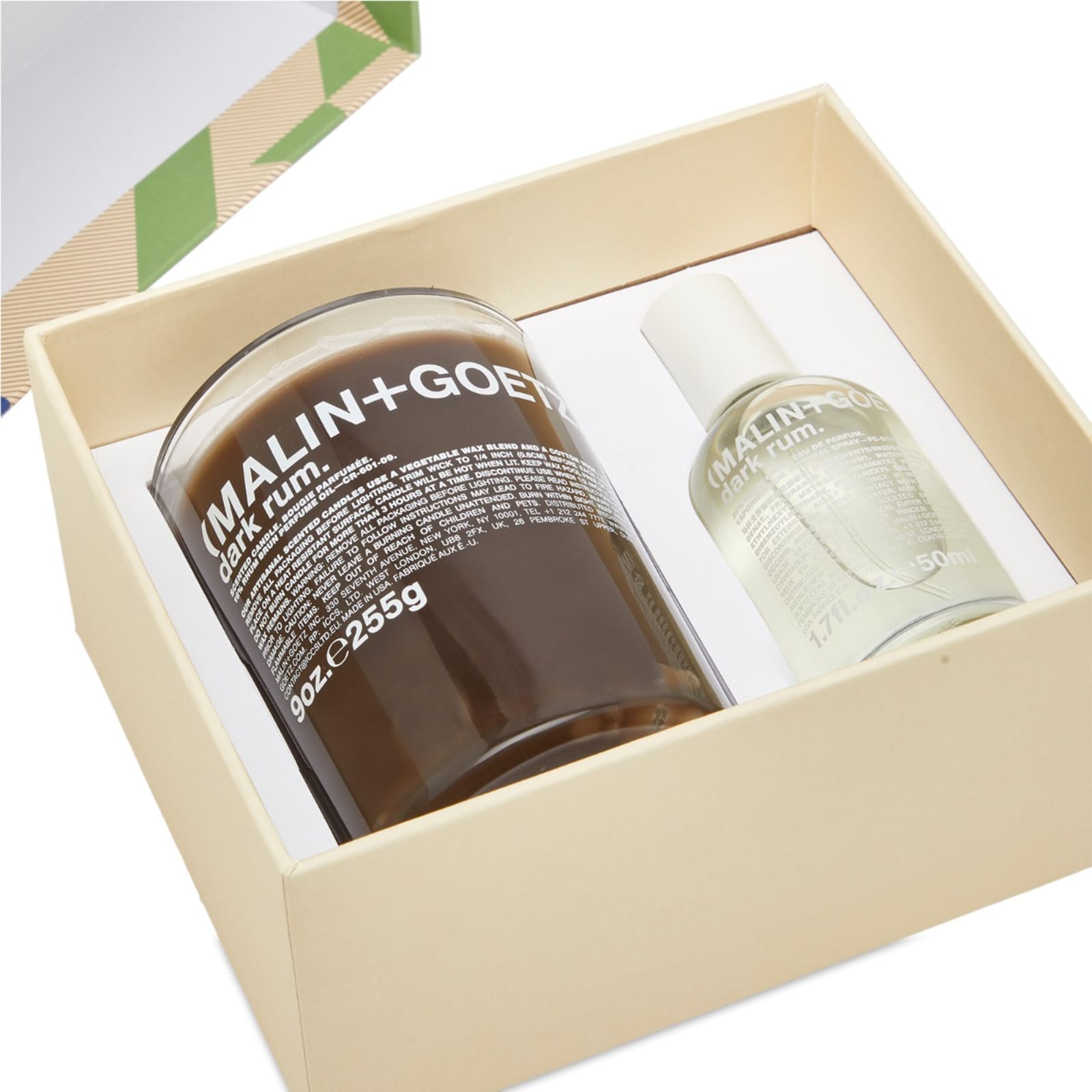 Malin + Goetz that's the spirit (dark rum candle + edp) - 255G & 50Ml