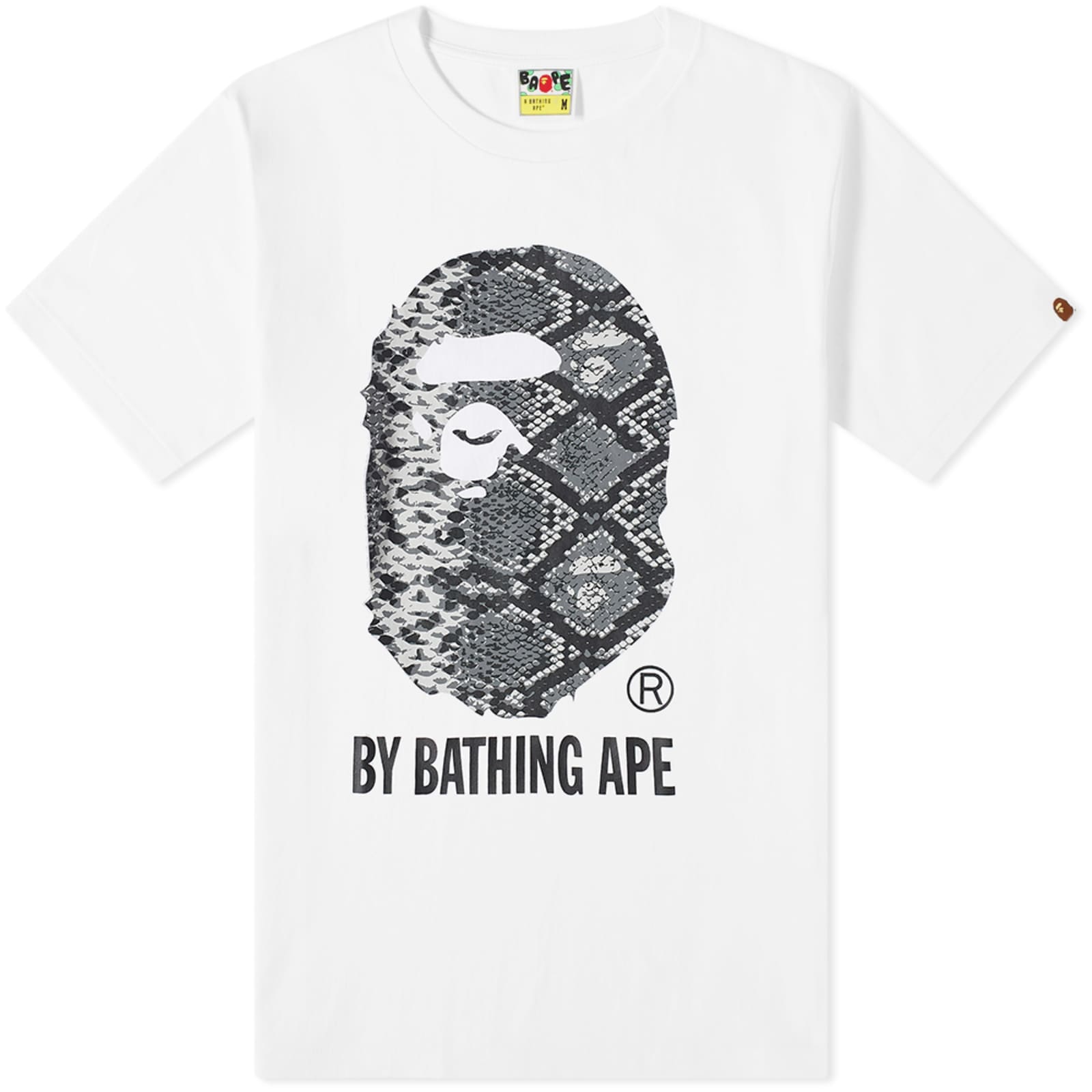 A Bathing Ape BAPE Snake By Bathing Ape TShirt C White X Gray END. (GB)