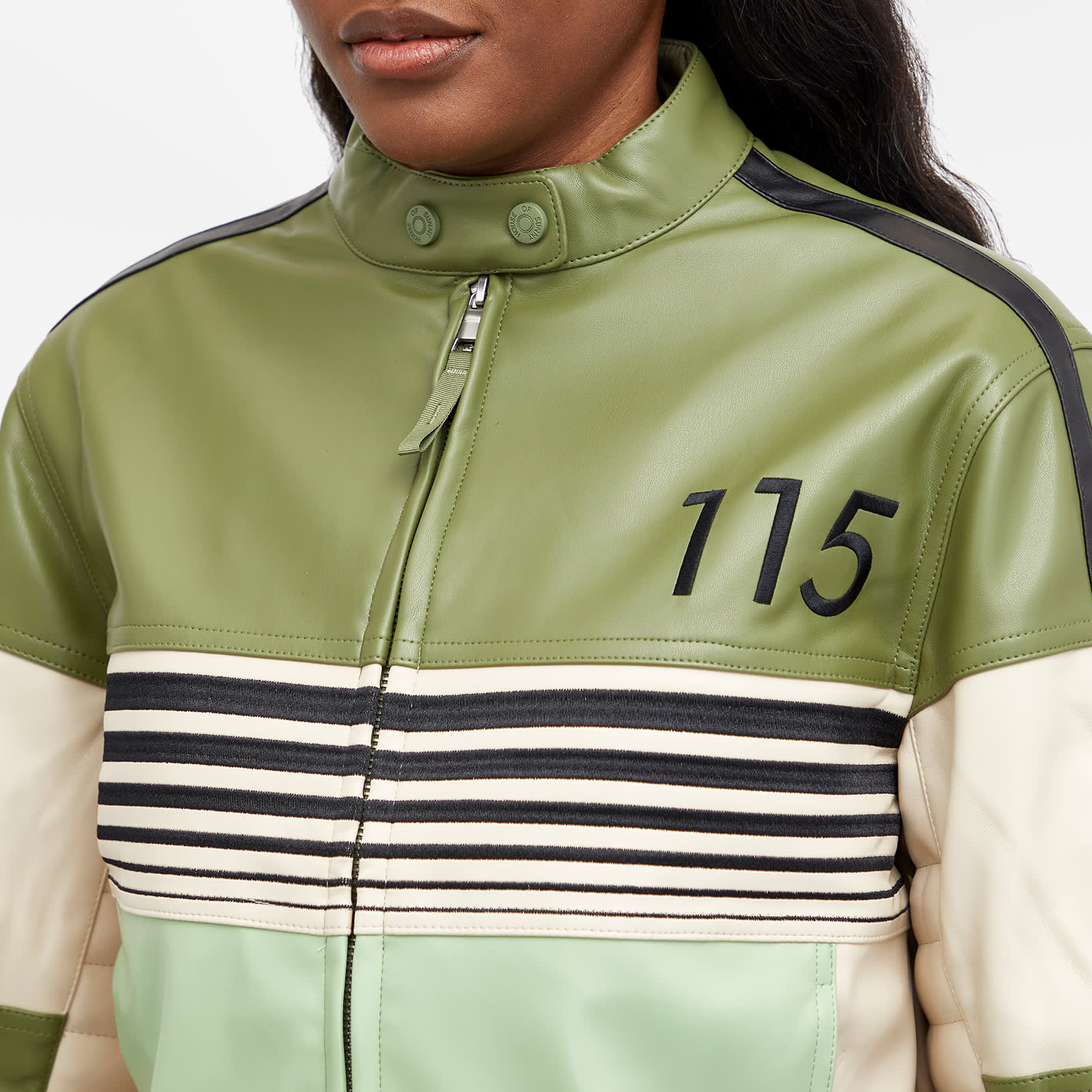 House of Sunny The Racer Jacket Moss END.