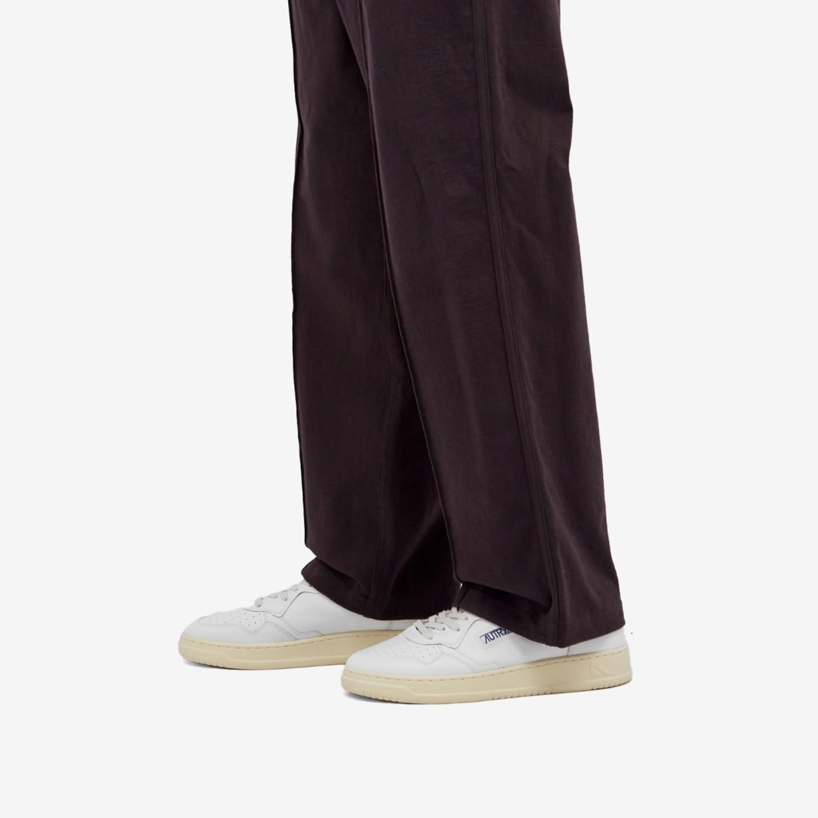 Autry 01 Low Leather Sneaker - Leat Wht/Green