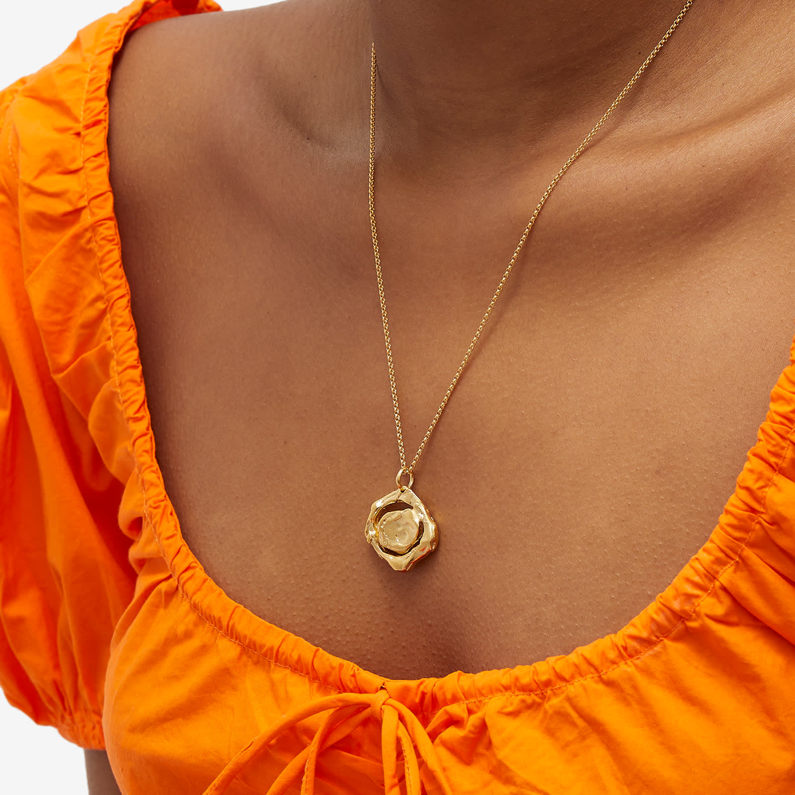 Simuero Amuleto Necklace - Gold