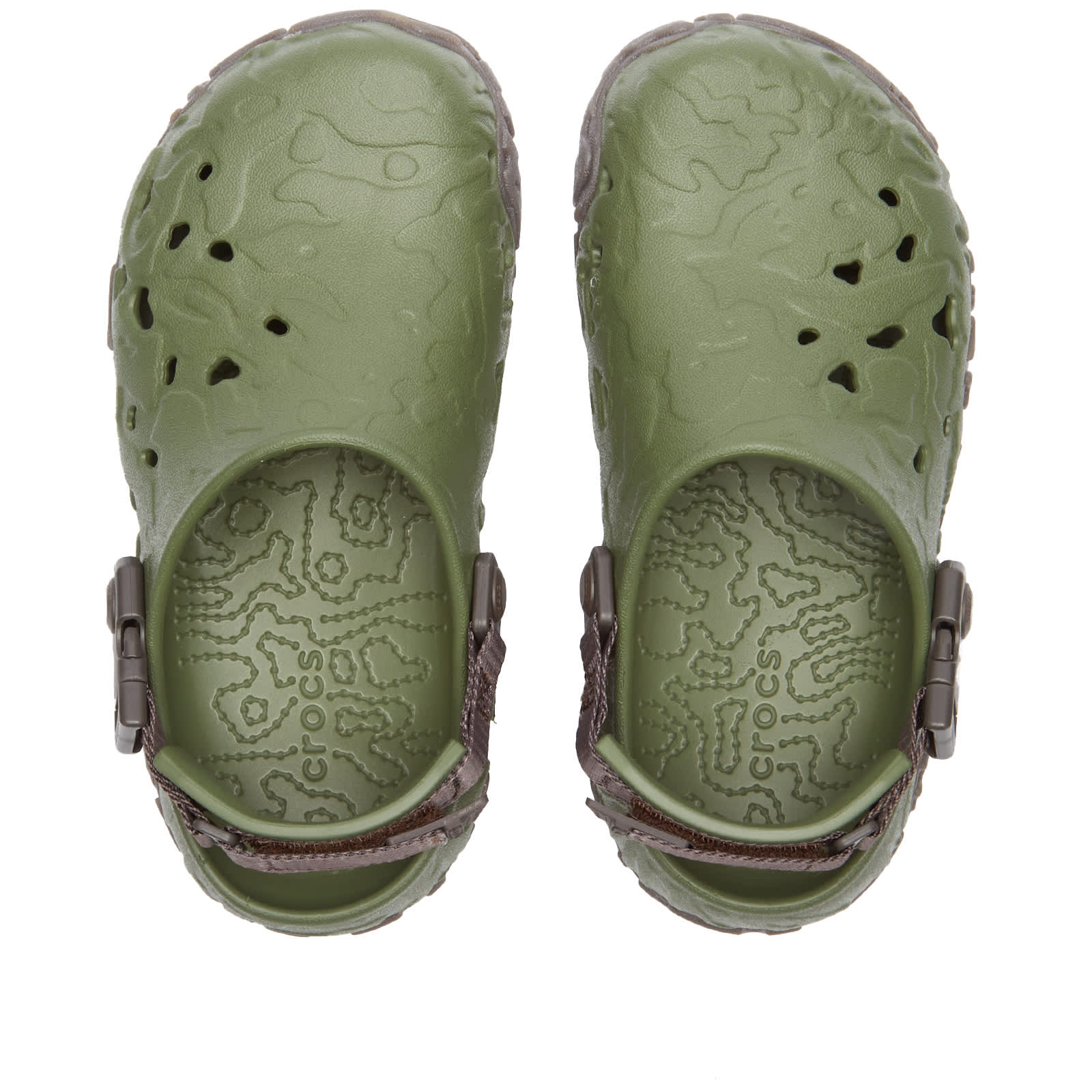Crocs AllTerrain Atlas Clog Army Green & Espresso END. (SG)