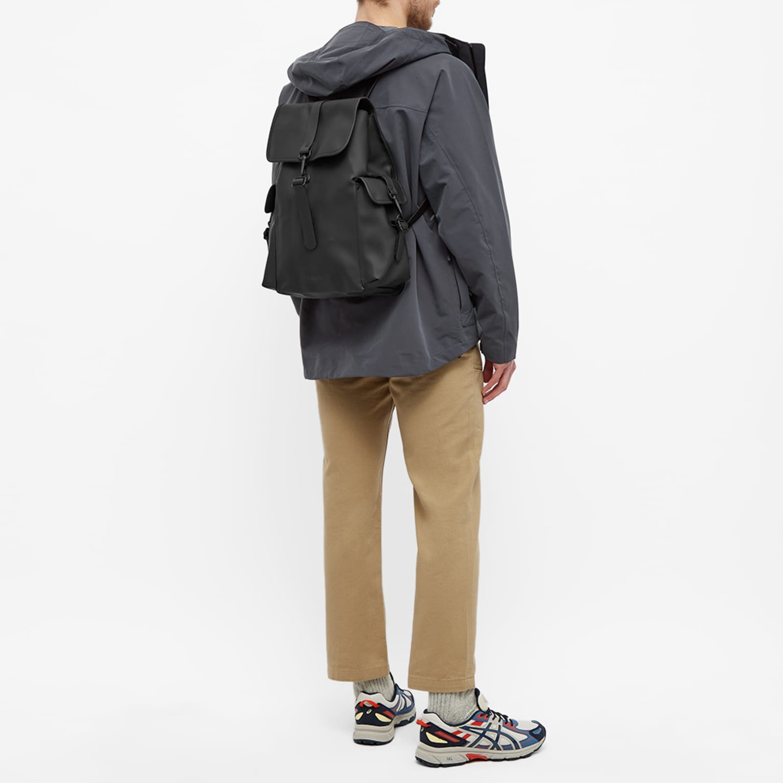 RAINS Rucksack Large Black END.