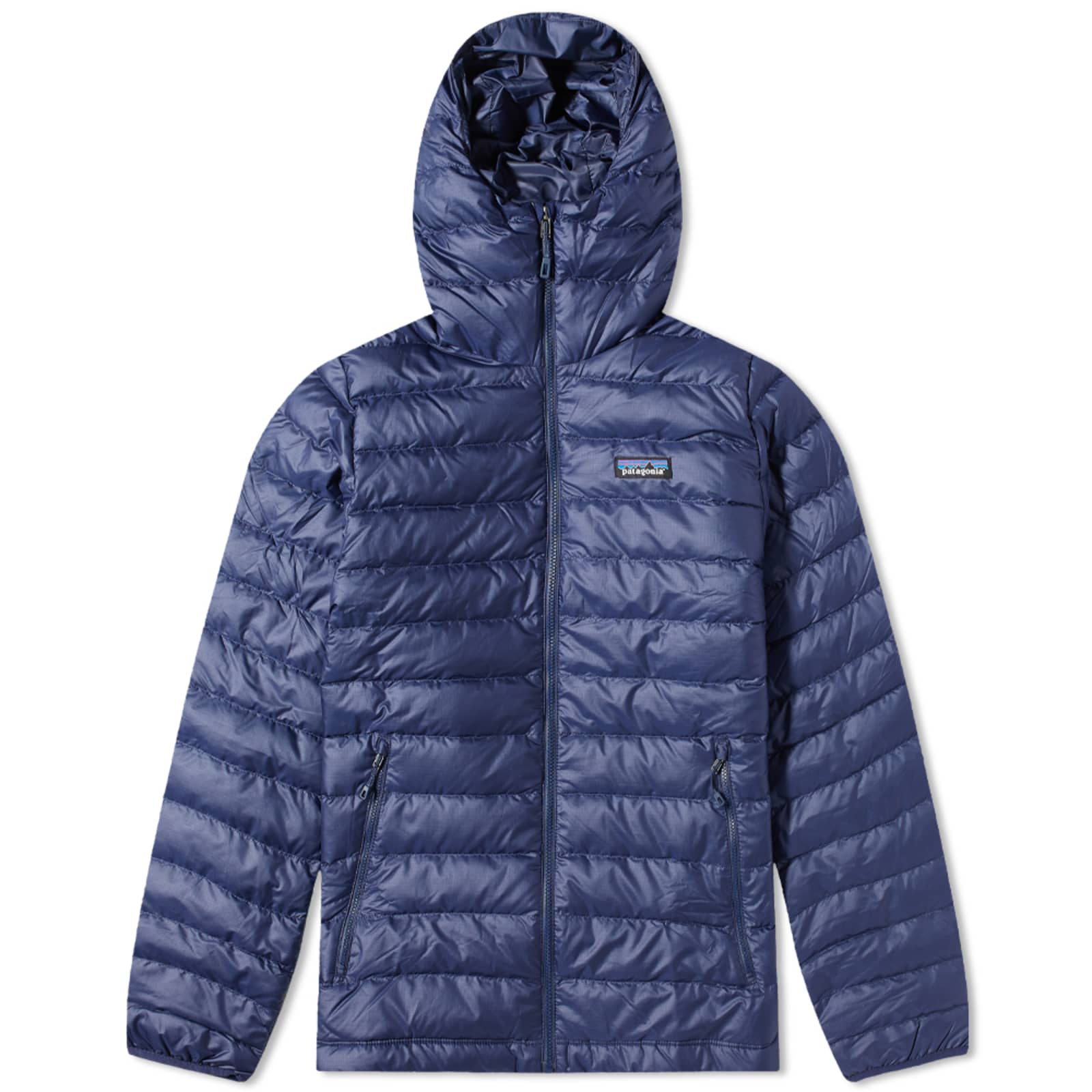 Patagonia Down Sweater Hoodie Classic Navy END.